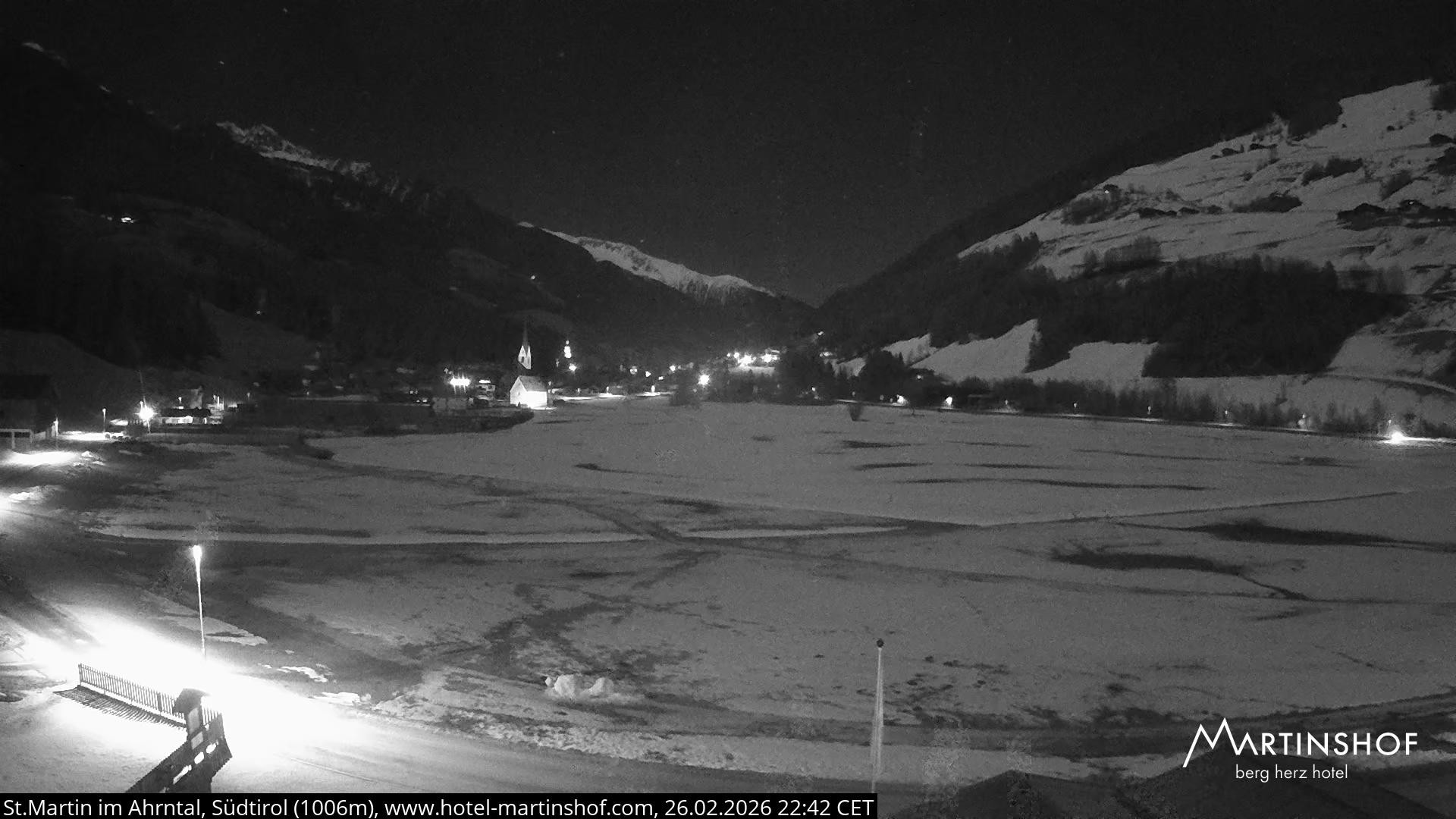 Archived image Webcam Hotel Martinshof - St. Martin - South Tyrol