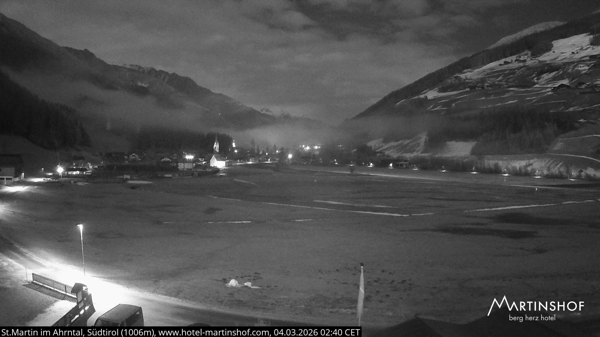 Archiv Foto Webcam Hotel Martinshof - St. Martin im Ahrntal