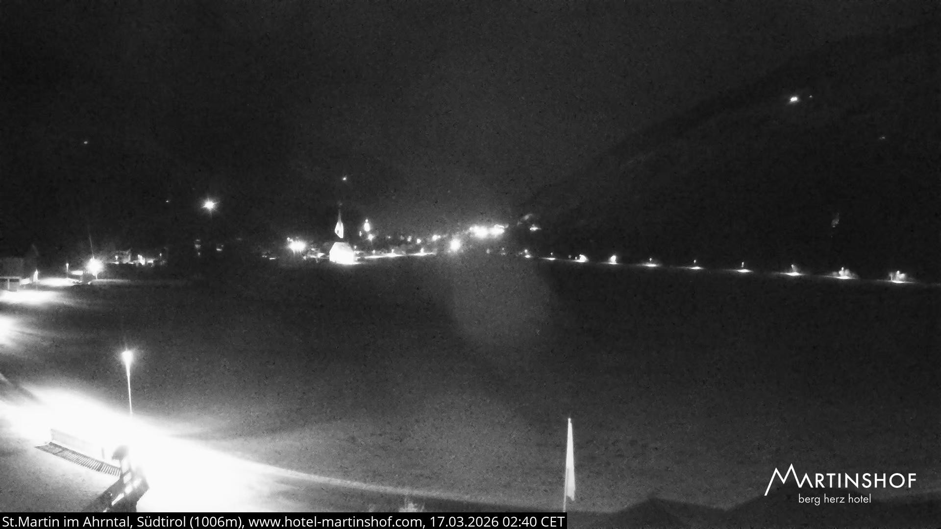 Archiv Foto Webcam Hotel Martinshof - St. Martin im Ahrntal