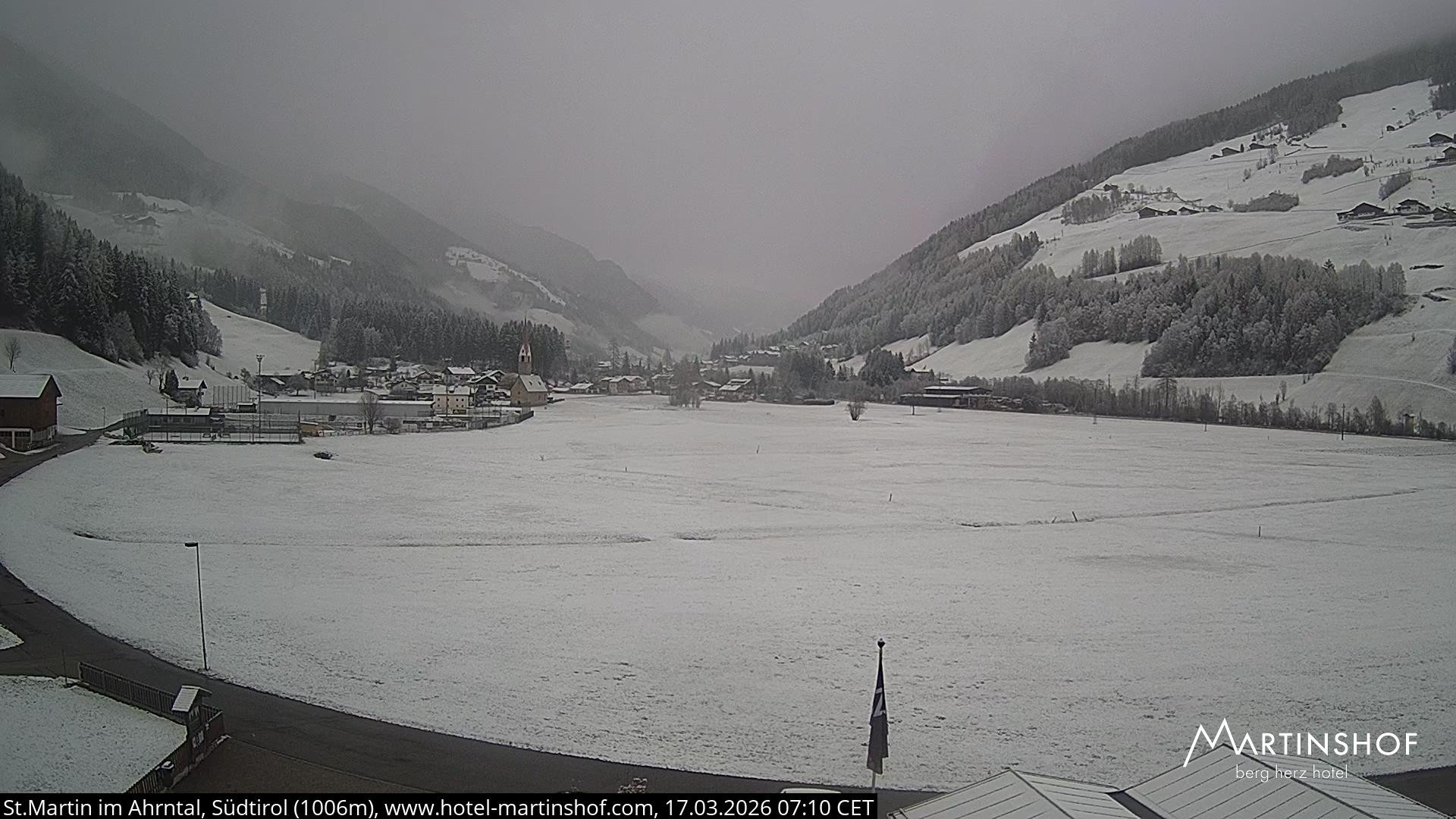 Archiv Foto Webcam Hotel Martinshof - St. Martin im Ahrntal