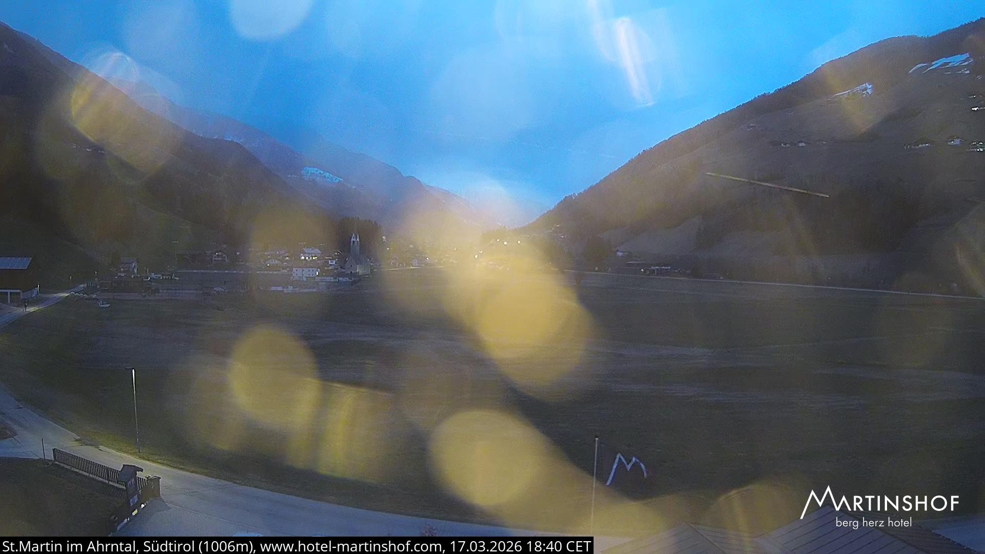 Archiv Foto Webcam Hotel Martinshof - St. Martin im Ahrntal