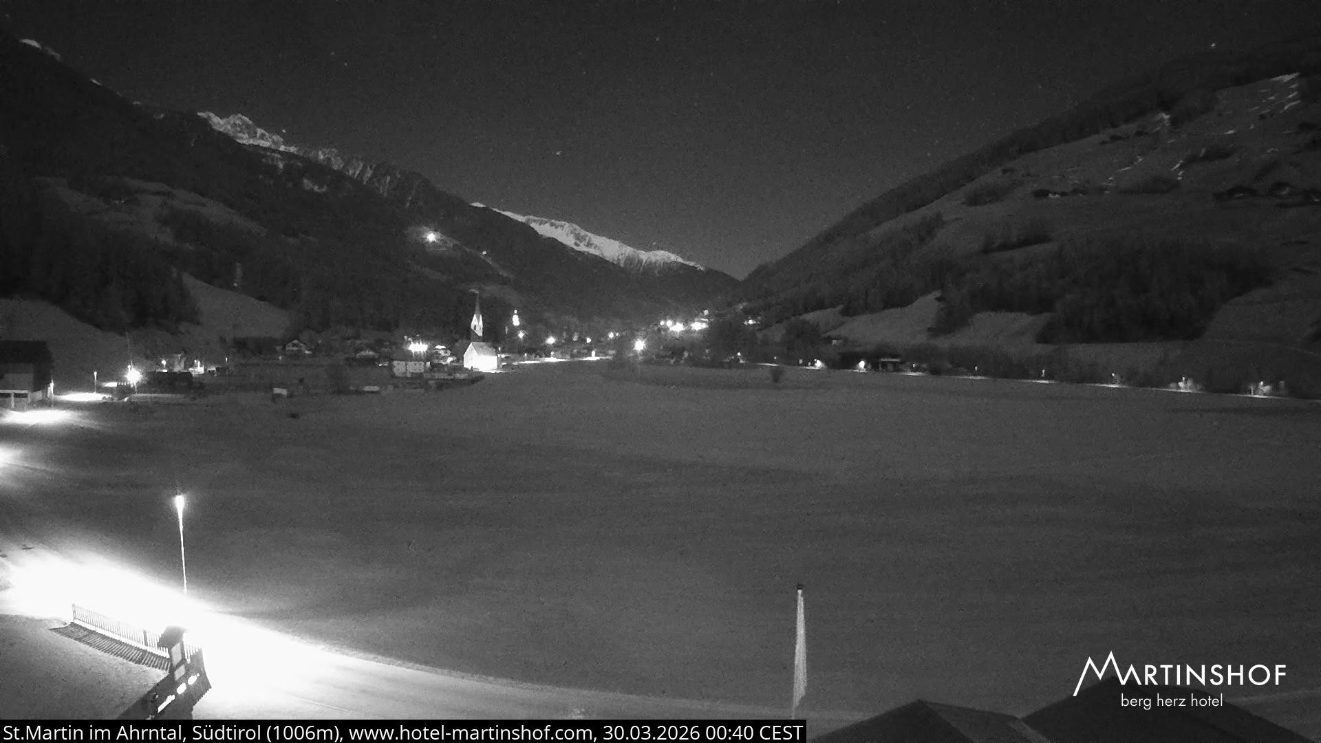 Archiv Foto Webcam Hotel Martinshof - St. Martin im Ahrntal