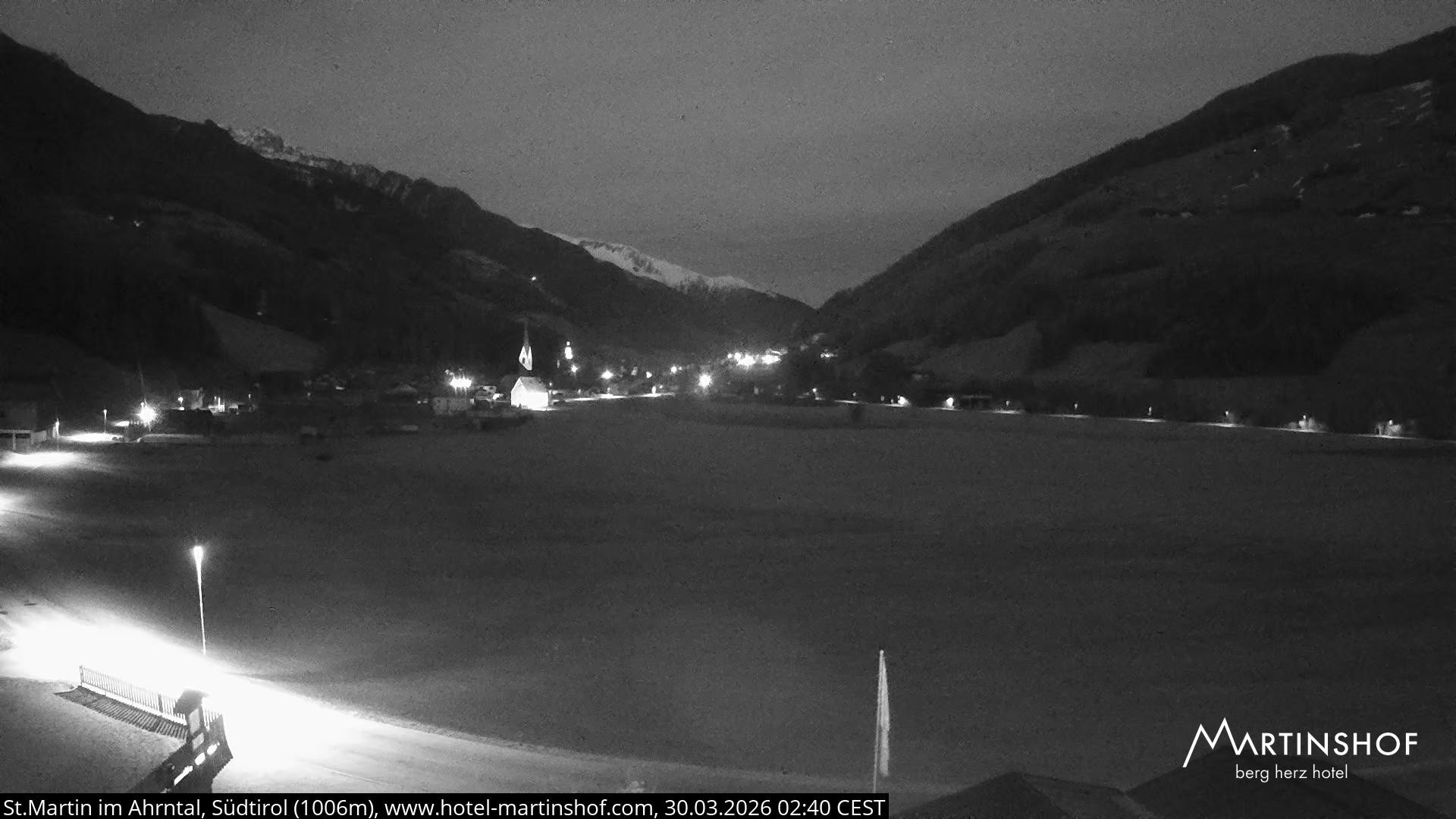 Archiv Foto Webcam Hotel Martinshof - St. Martin im Ahrntal