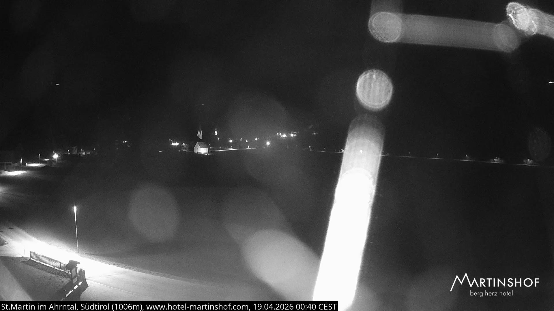 Archiv Foto Webcam Hotel Martinshof - St. Martin im Ahrntal