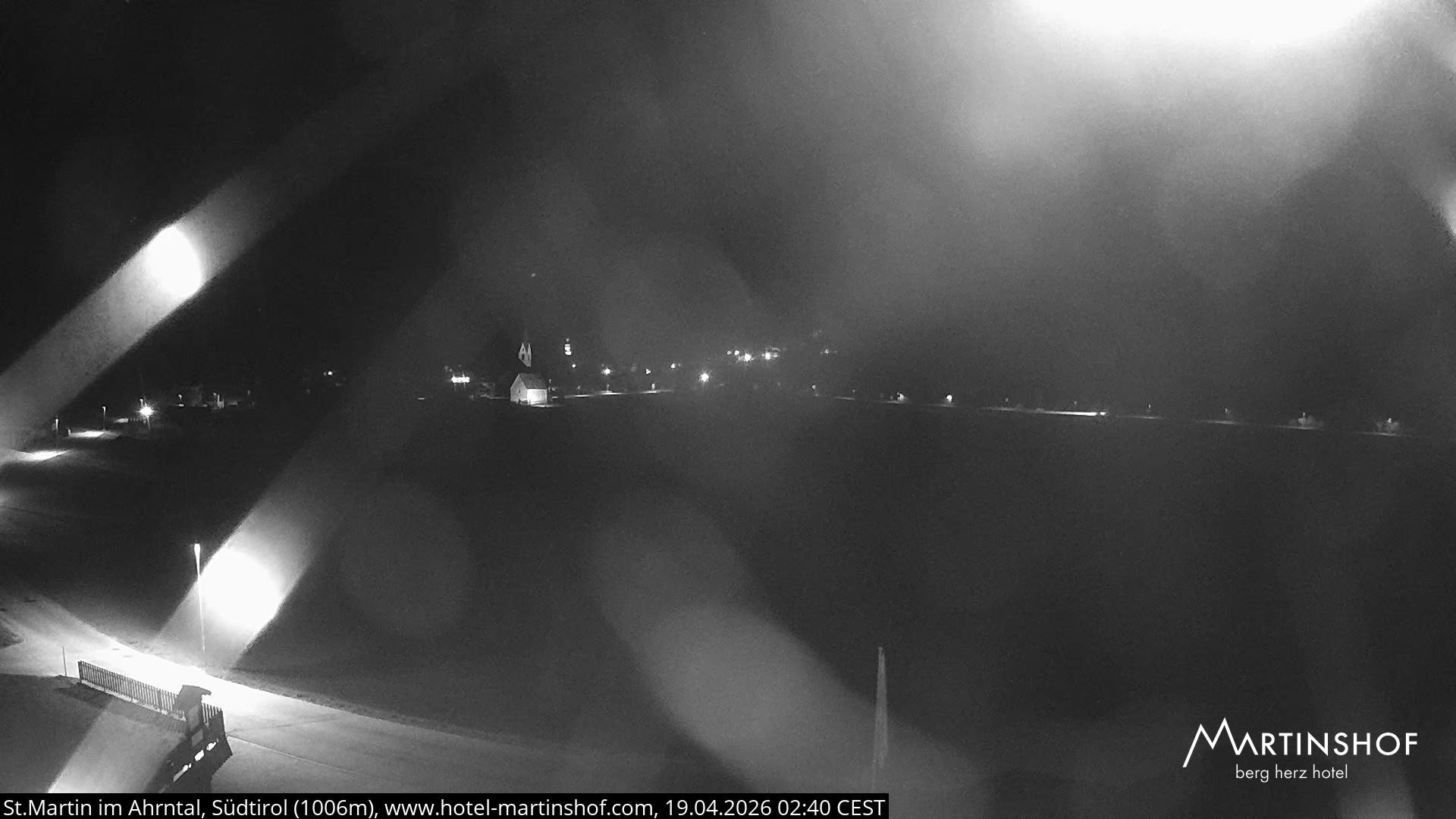 Archiv Foto Webcam Hotel Martinshof - St. Martin im Ahrntal