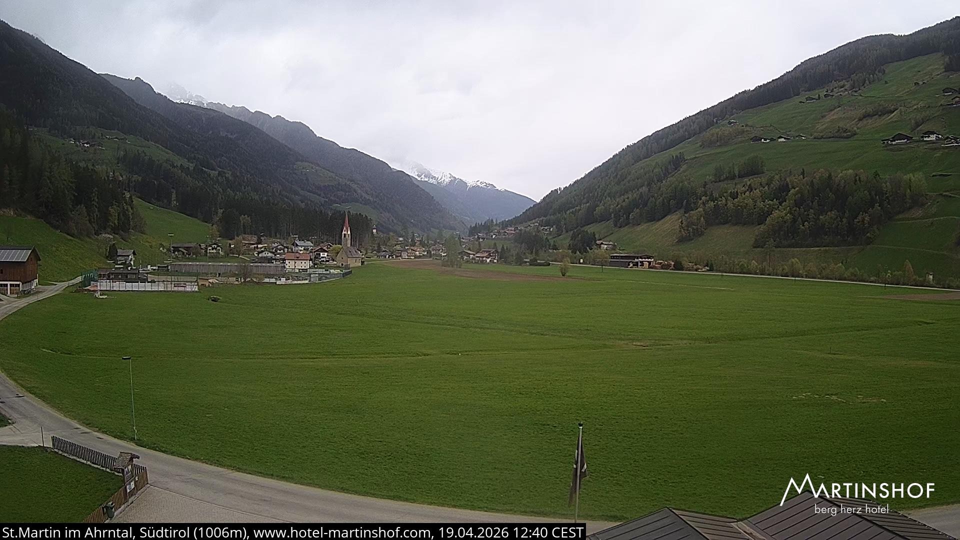 Archiv Foto Webcam Hotel Martinshof - St. Martin im Ahrntal
