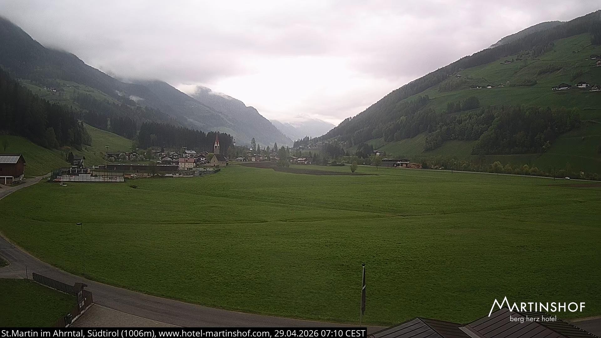 Archiv Foto Webcam Hotel Martinshof - St. Martin im Ahrntal