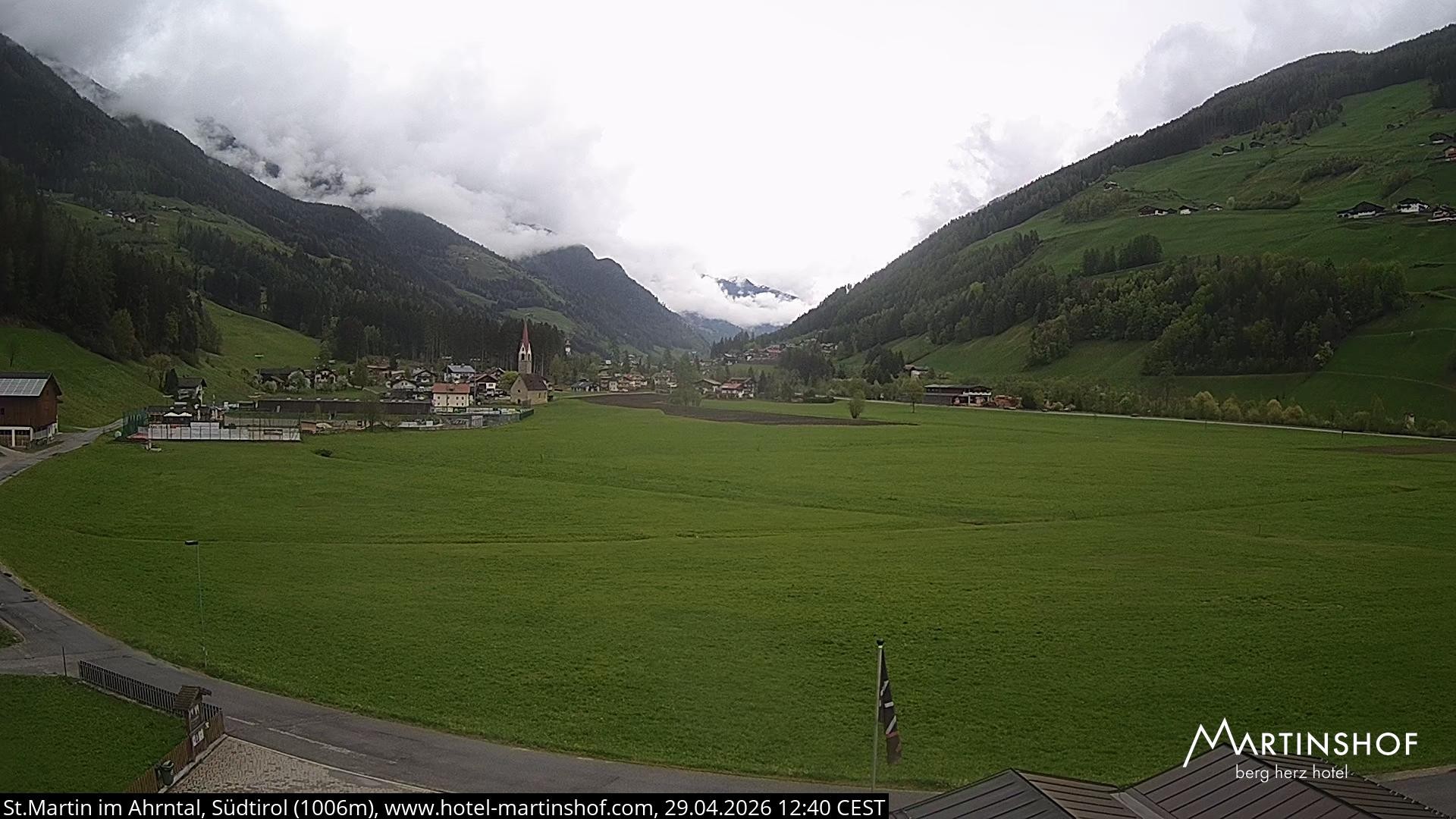 Archiv Foto Webcam Hotel Martinshof - St. Martin im Ahrntal
