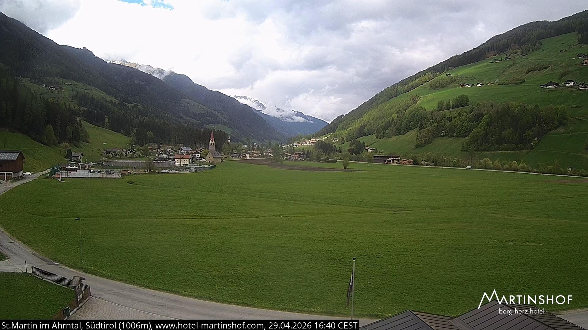 Archiv Foto Webcam Hotel Martinshof - St. Martin im Ahrntal