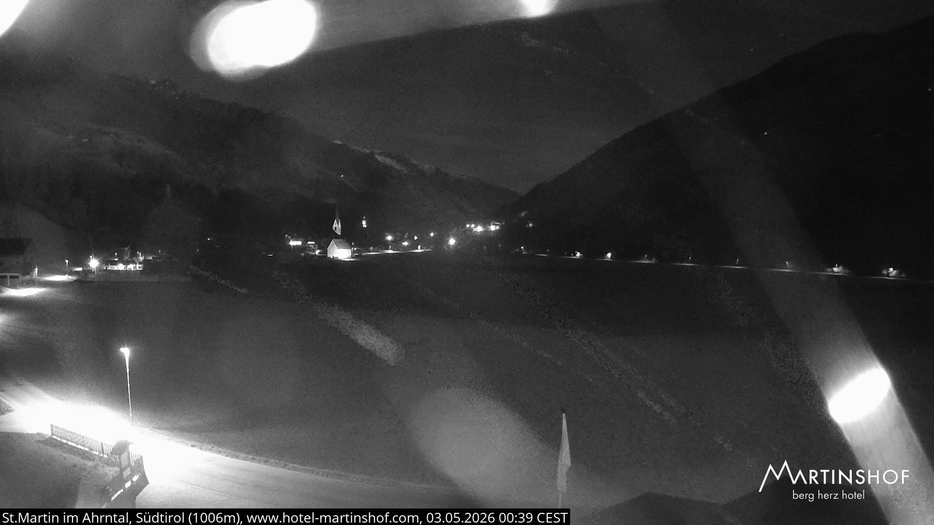 Archiv Foto Webcam Hotel Martinshof - St. Martin im Ahrntal