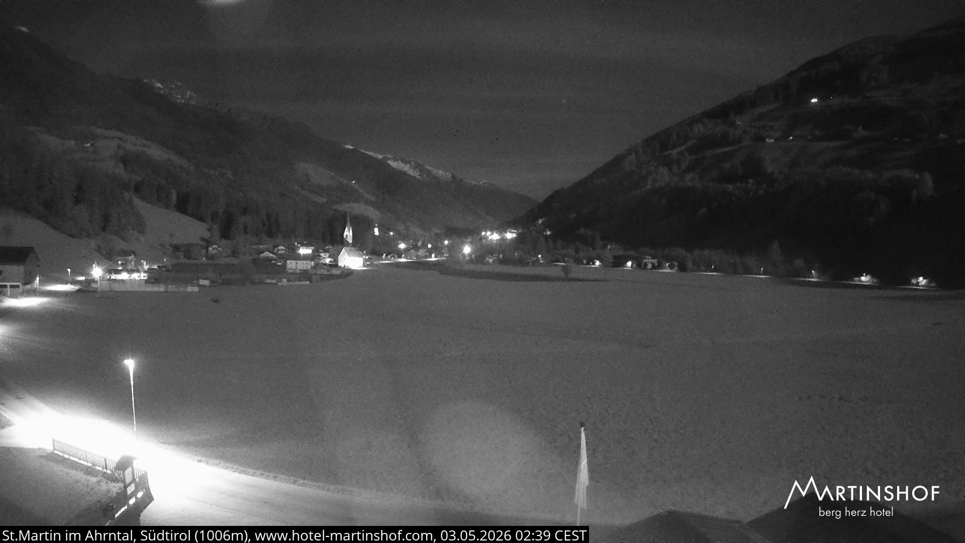 Archiv Foto Webcam Hotel Martinshof - St. Martin im Ahrntal