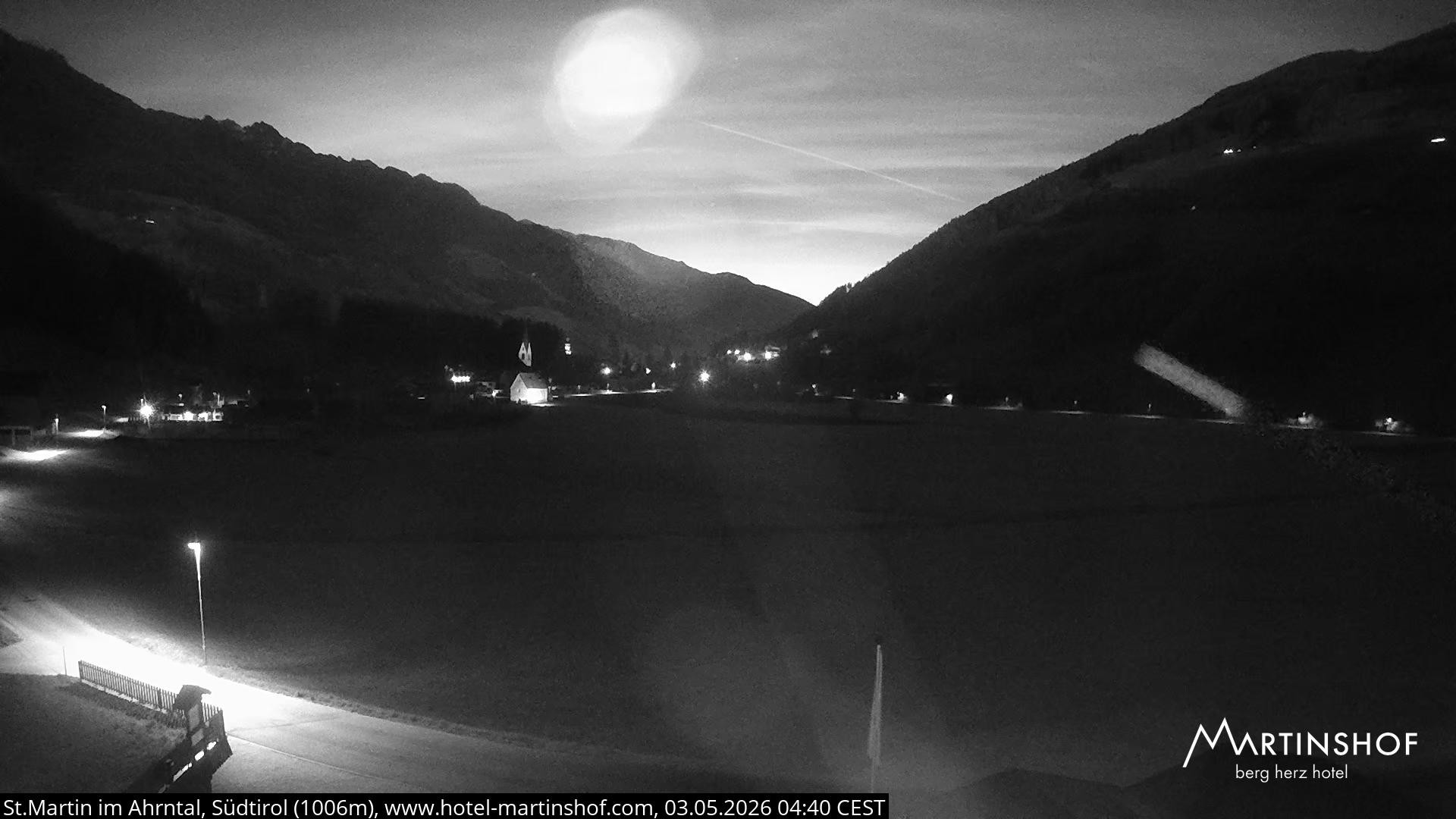 Archiv Foto Webcam Hotel Martinshof - St. Martin im Ahrntal