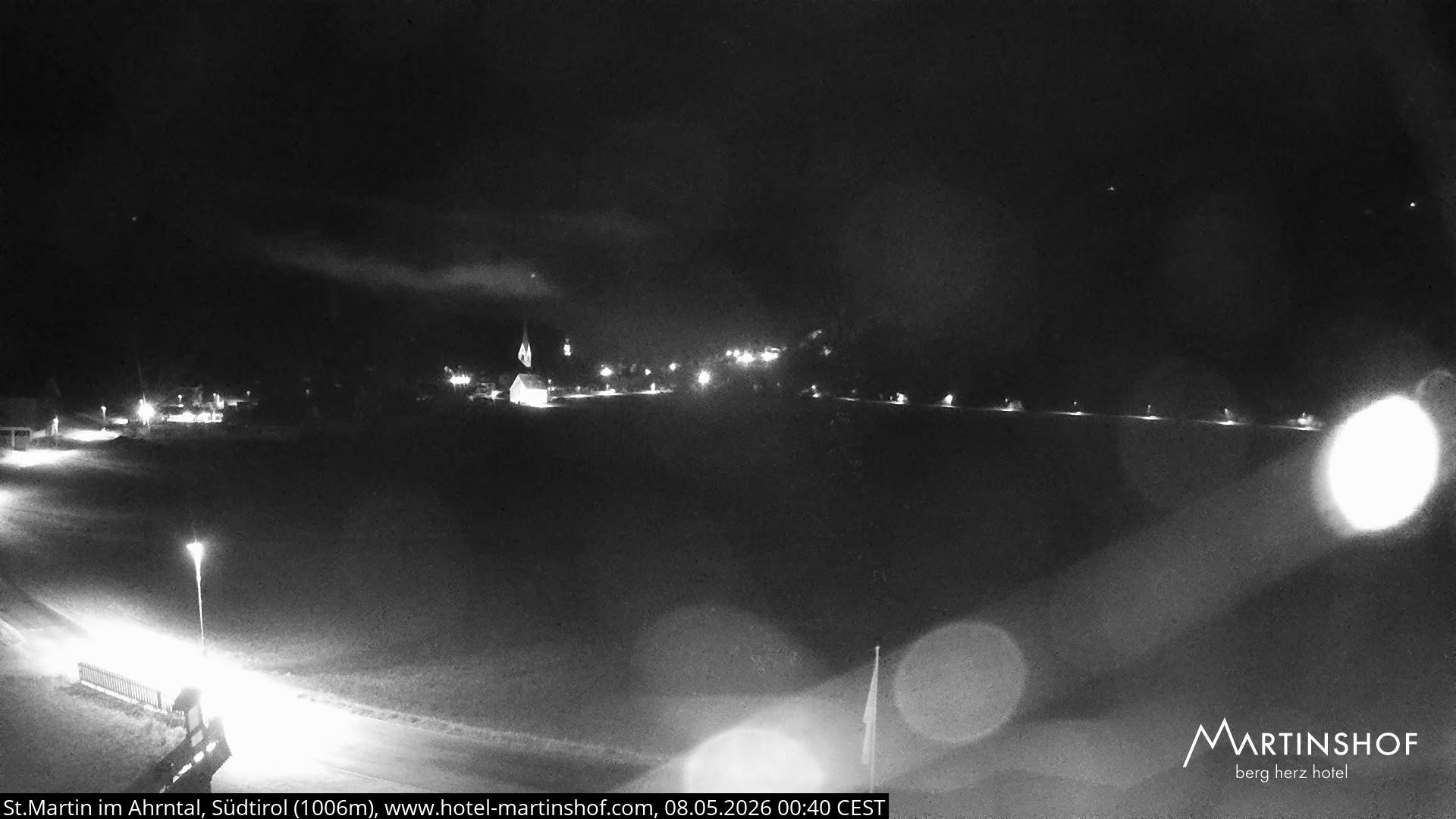 Archived image Webcam Hotel Martinshof - St. Martin - South Tyrol