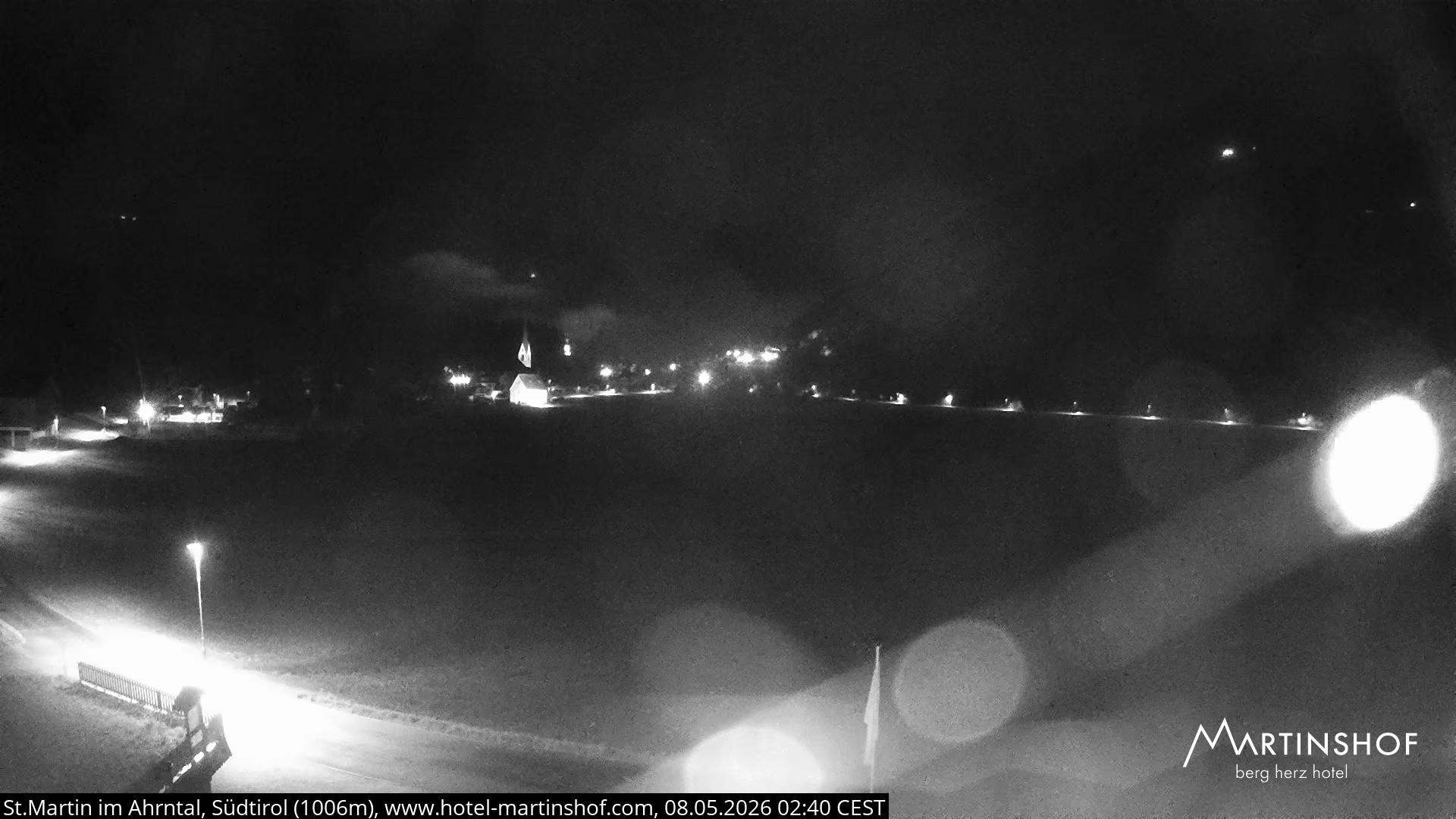 Archived image Webcam Hotel Martinshof - St. Martin - South Tyrol