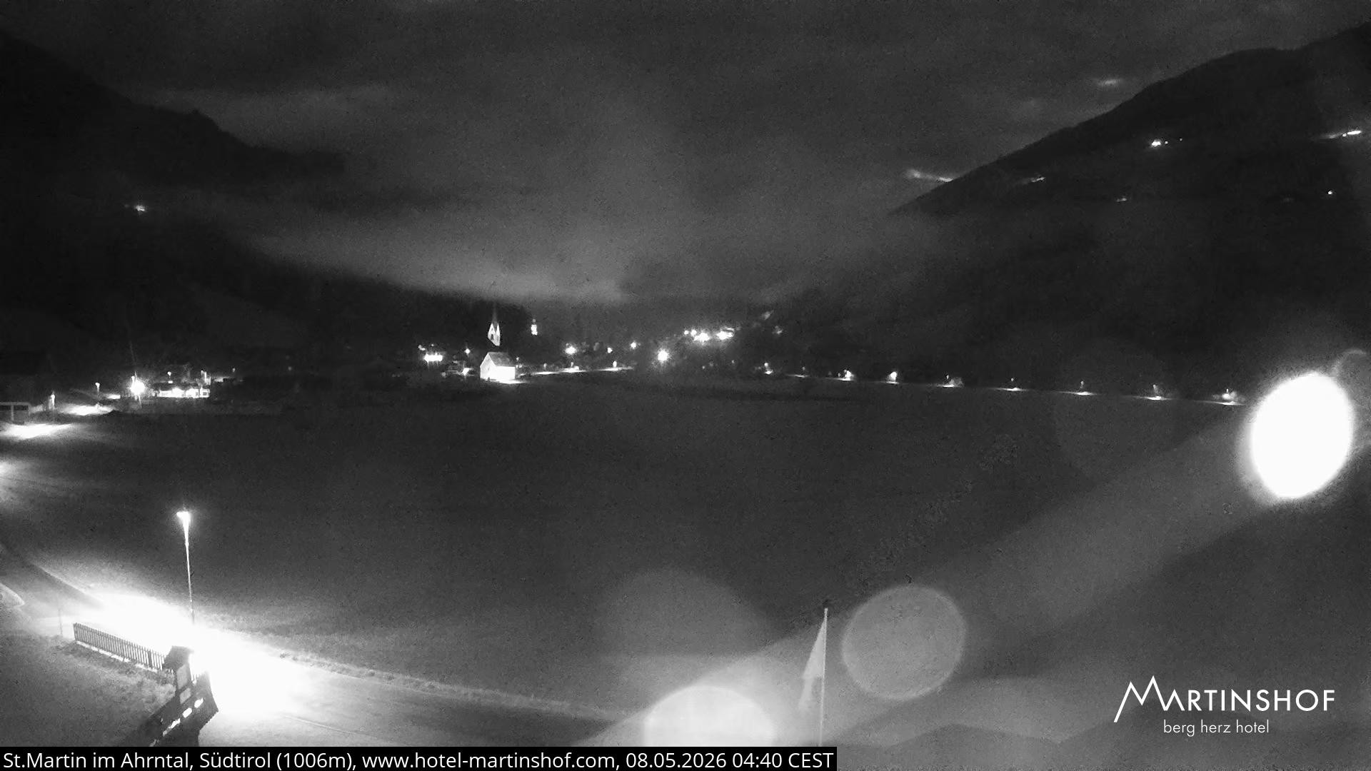 Archived image Webcam Hotel Martinshof - St. Martin - South Tyrol