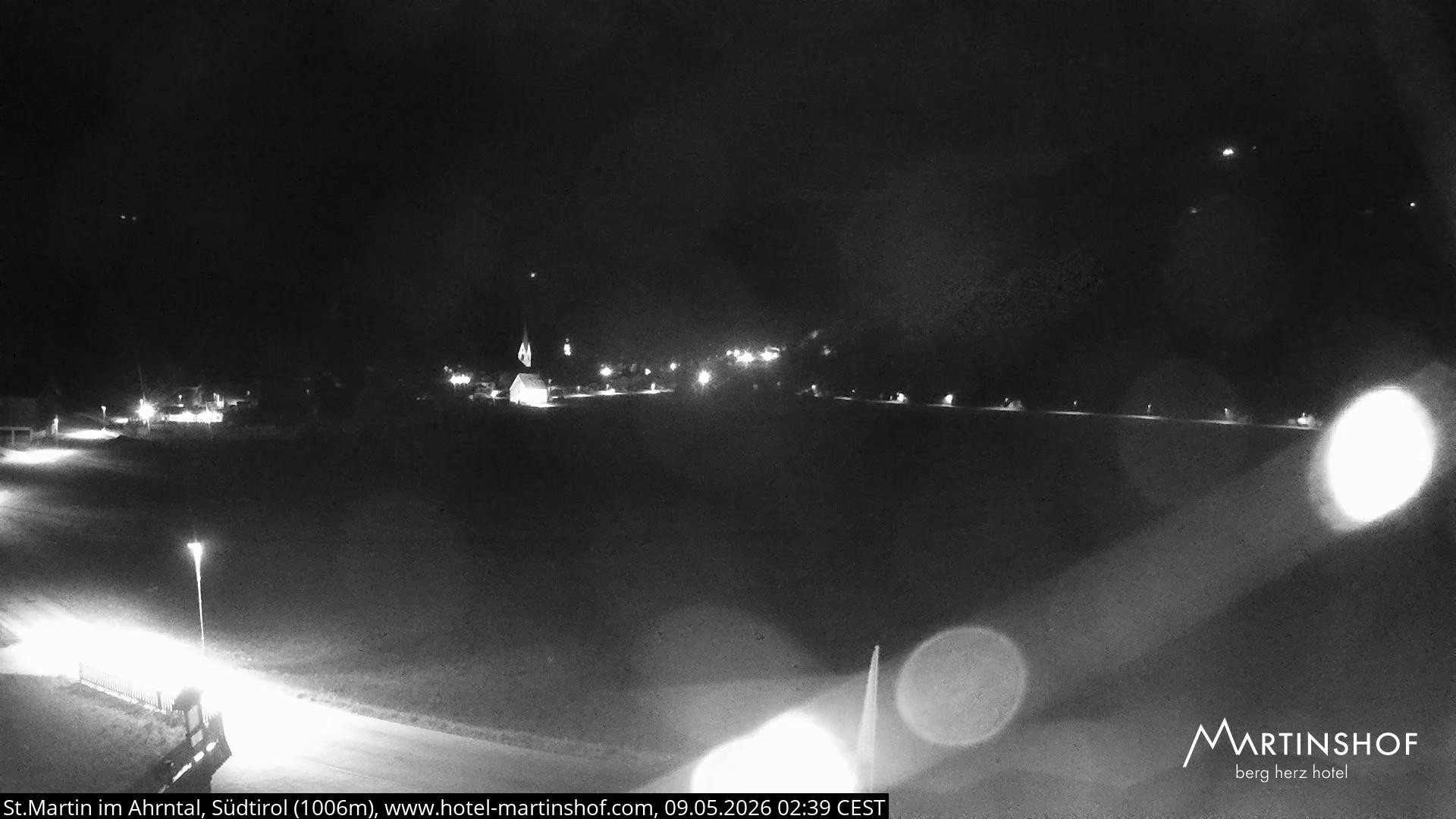 Archived image Webcam Hotel Martinshof - St. Martin - South Tyrol