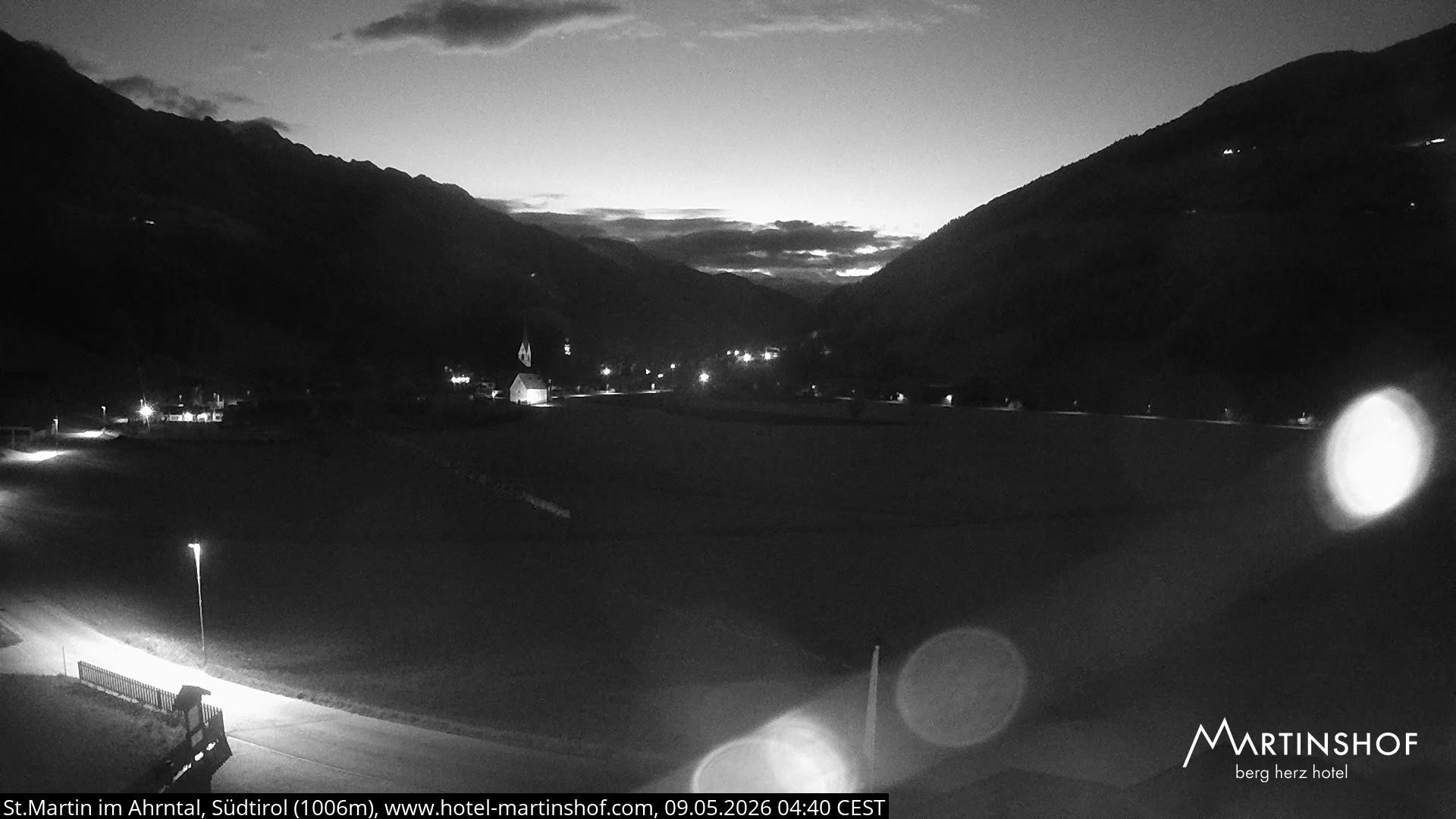 Archived image Webcam Hotel Martinshof - St. Martin - South Tyrol