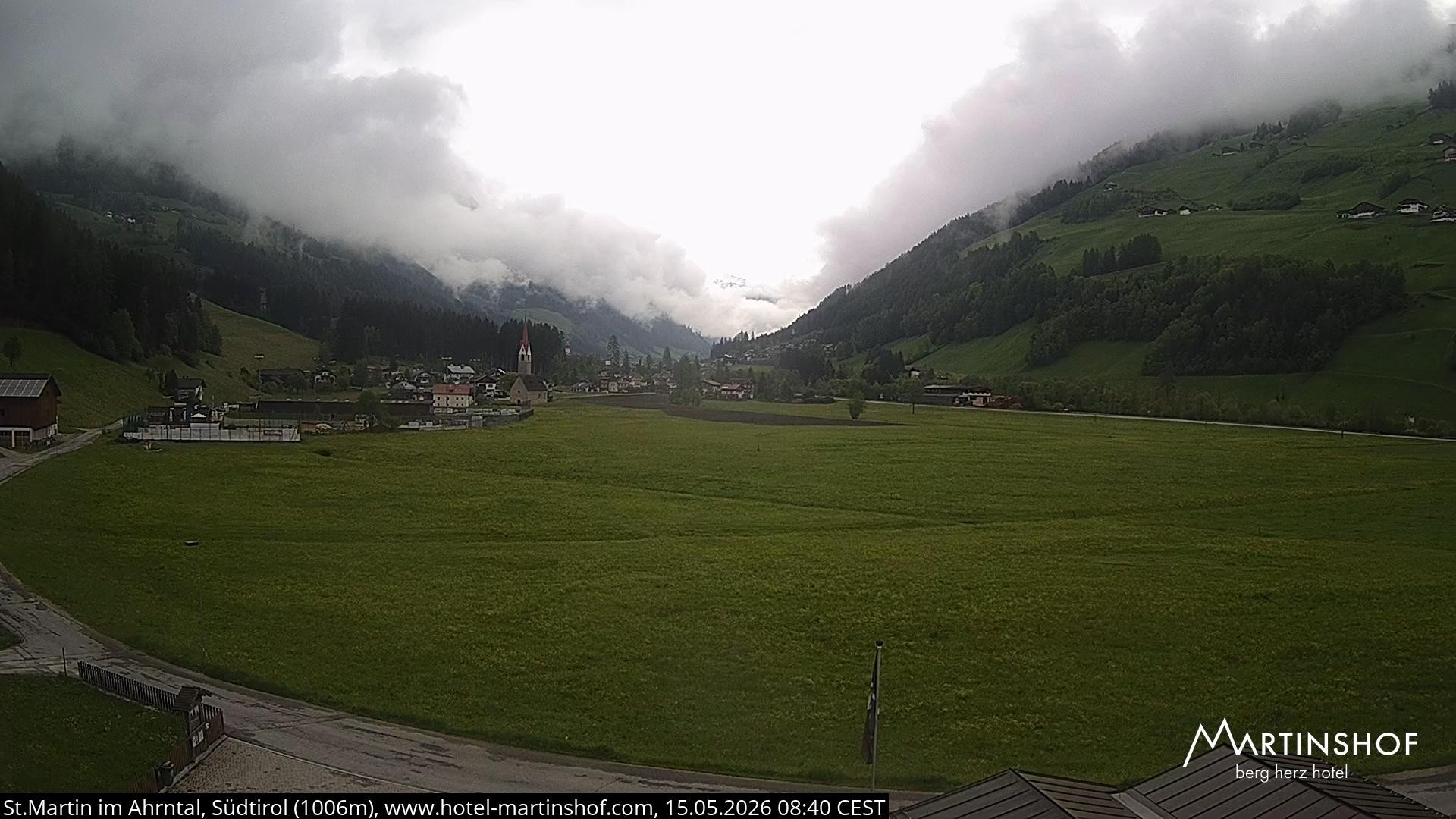 Archiv Foto Webcam Hotel Martinshof - St. Martin im Ahrntal