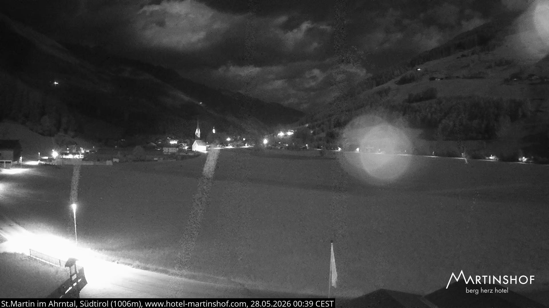 Archived image Webcam Hotel Martinshof - St. Martin - South Tyrol