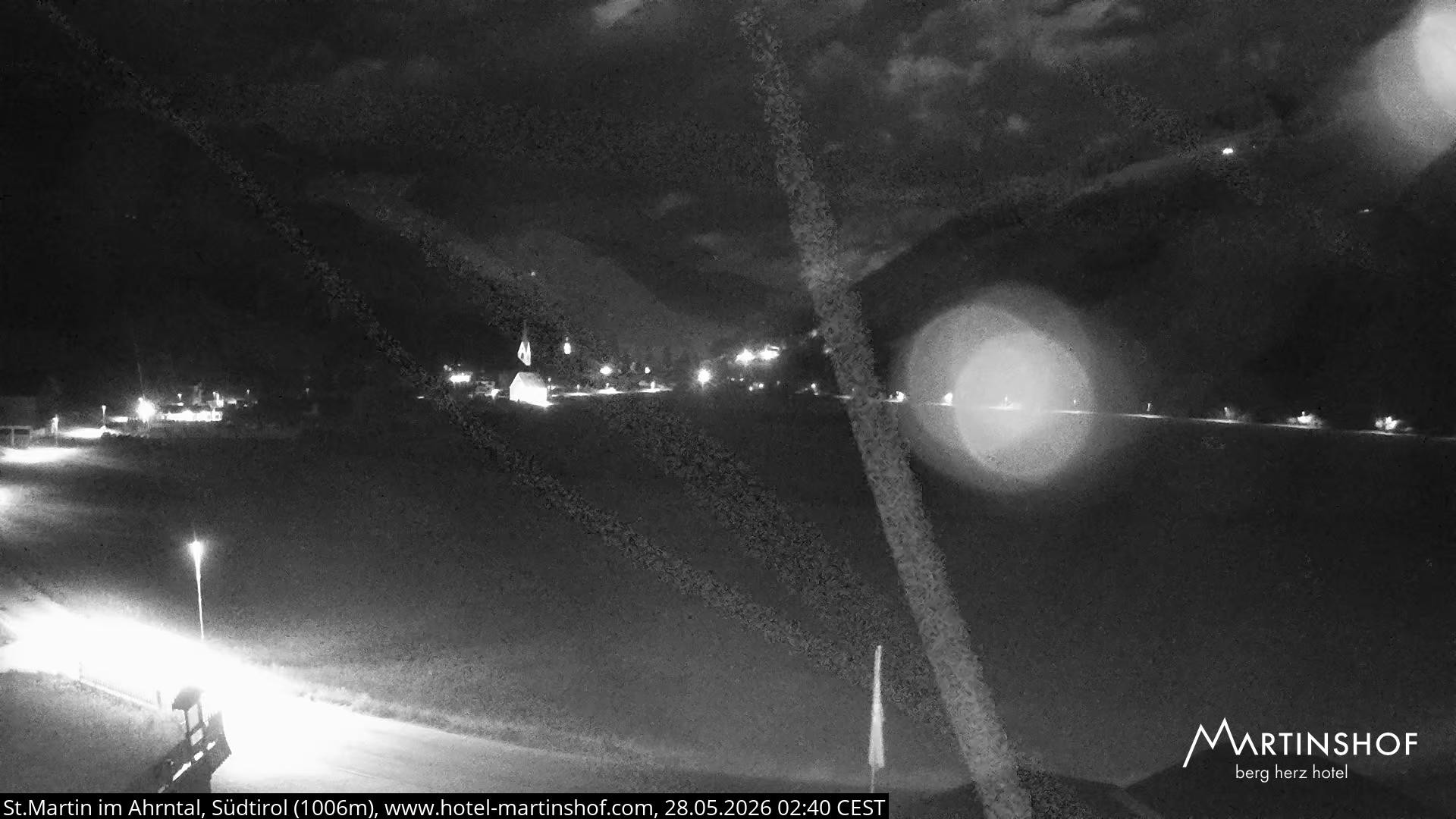 Archived image Webcam Hotel Martinshof - St. Martin - South Tyrol