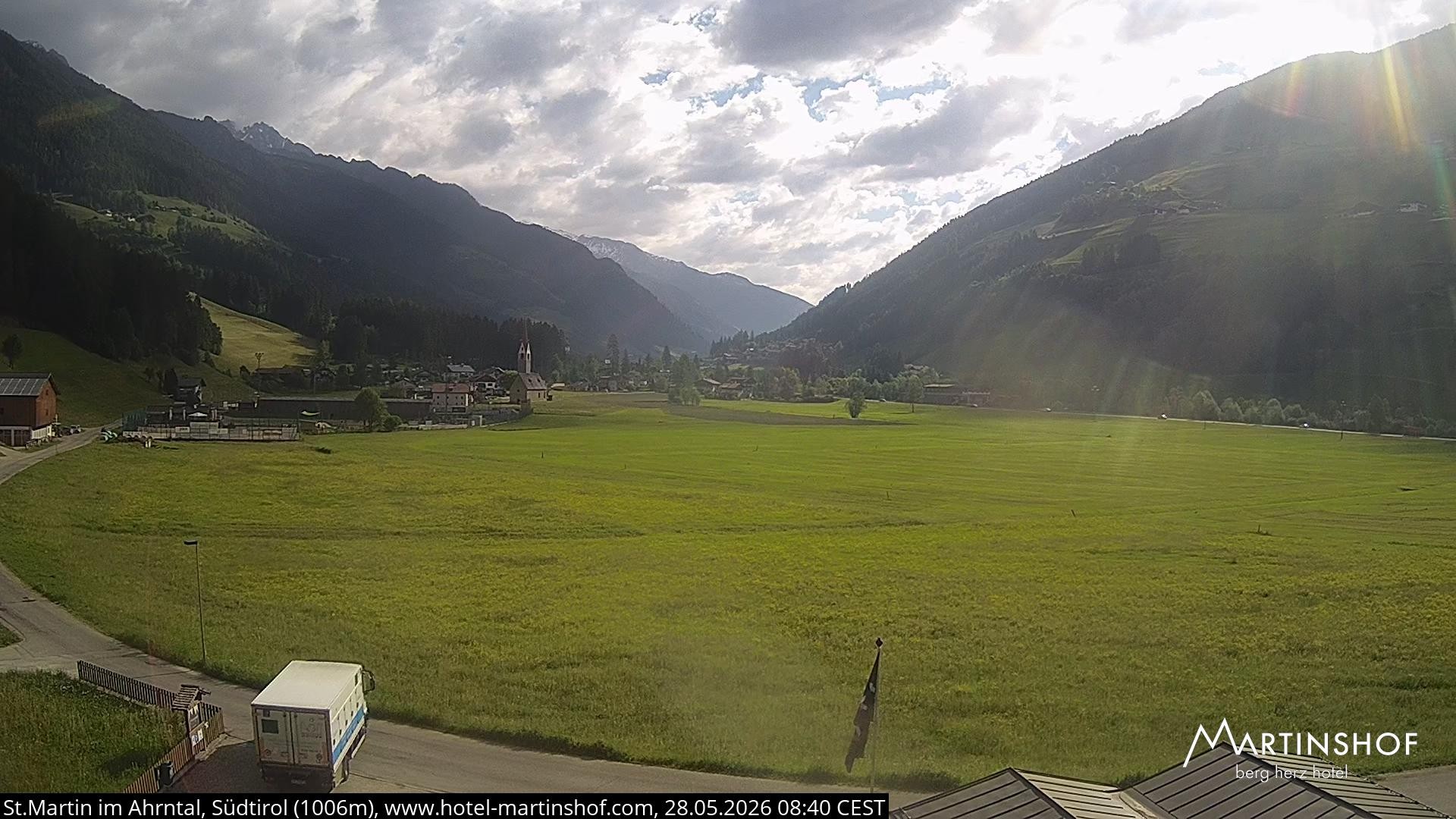 Archiv Foto Webcam Hotel Martinshof - St. Martin im Ahrntal