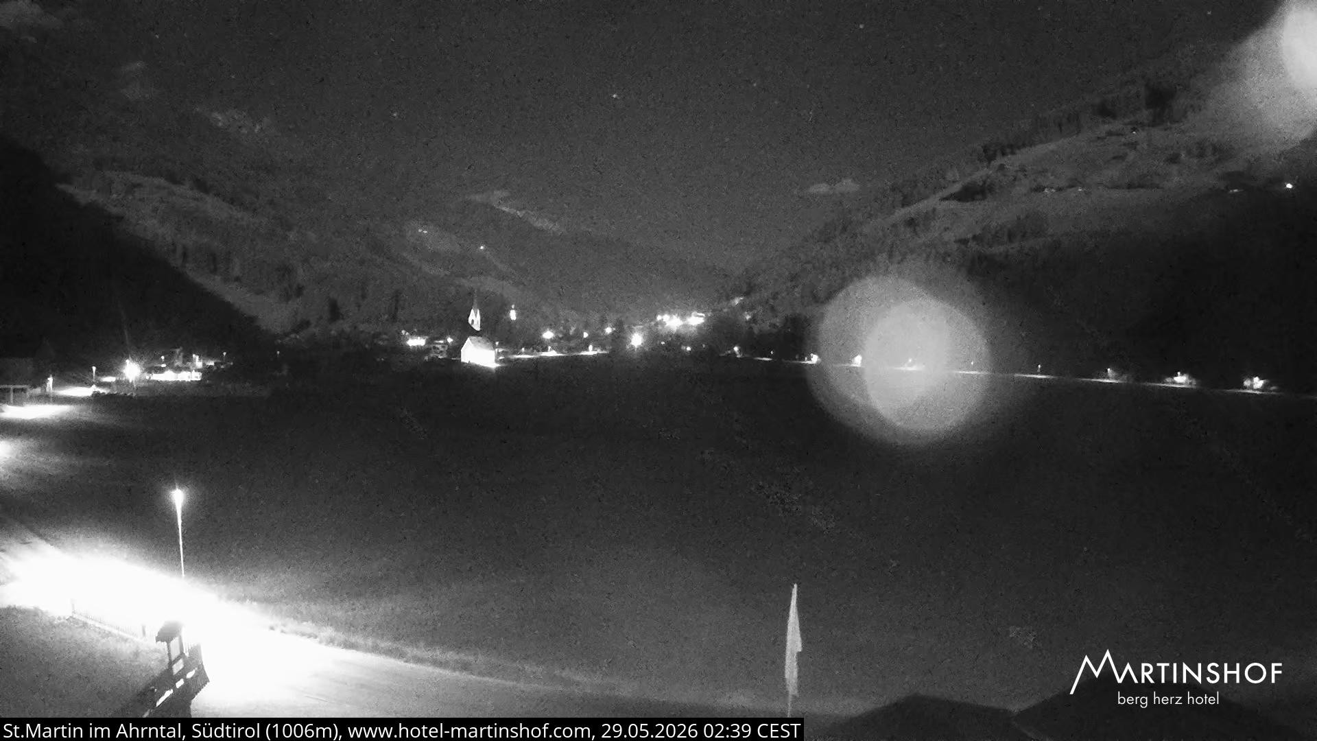 Archived image Webcam Hotel Martinshof - St. Martin - South Tyrol
