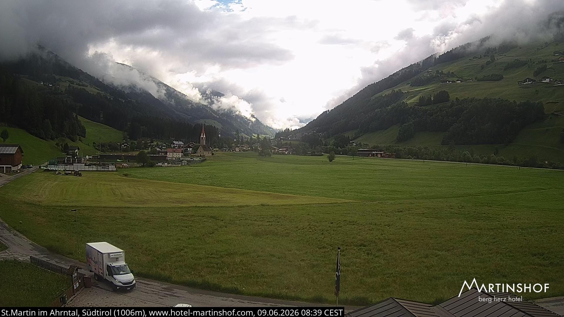 Archiv Foto Webcam Hotel Martinshof - St. Martin im Ahrntal