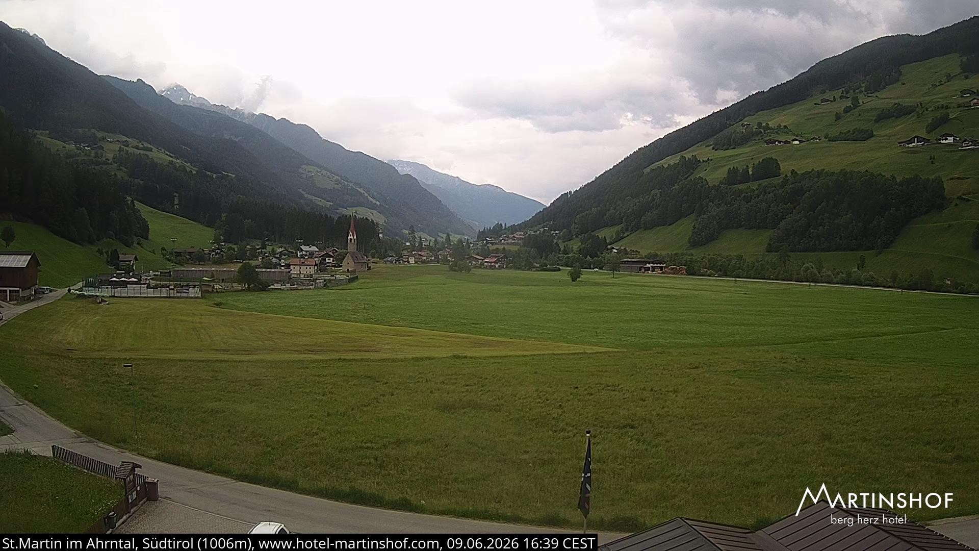 Archiv Foto Webcam Hotel Martinshof - St. Martin im Ahrntal