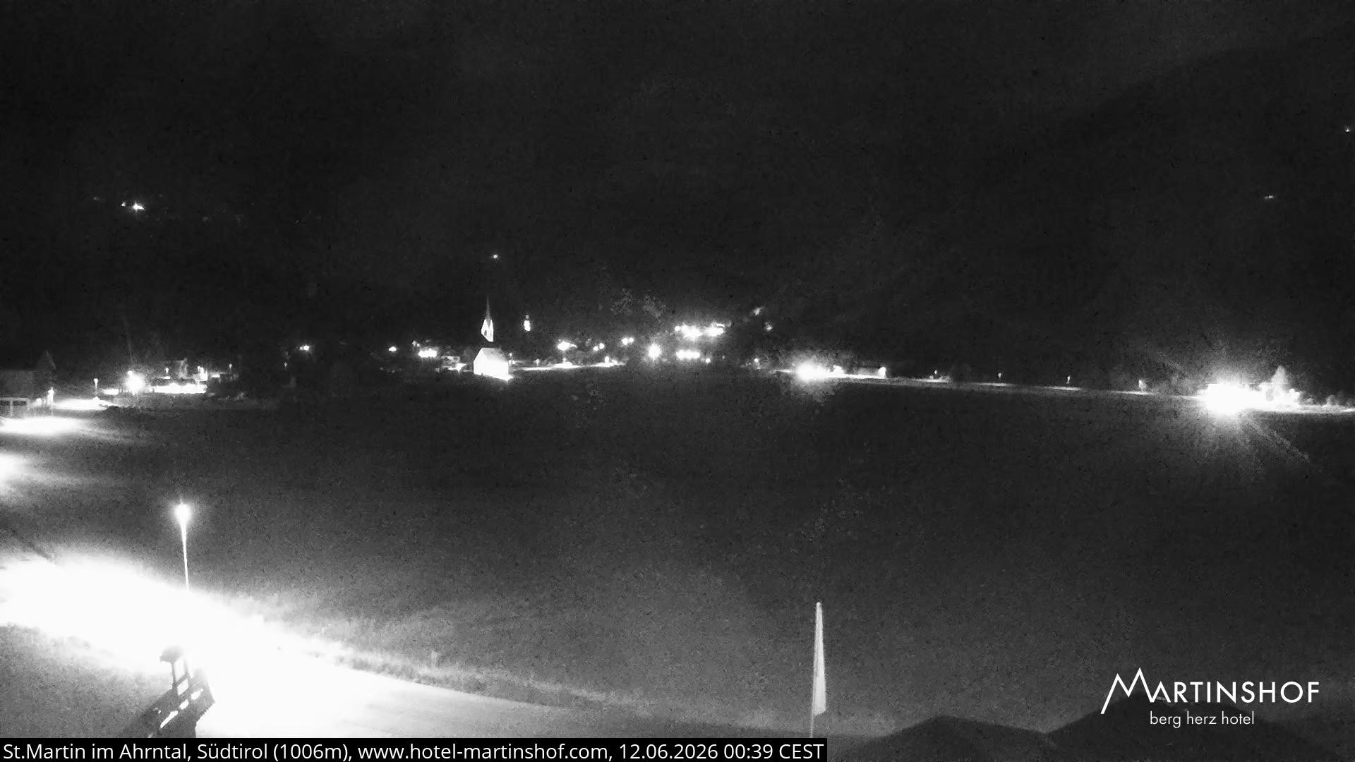 Archived image Webcam Hotel Martinshof - St. Martin - South Tyrol
