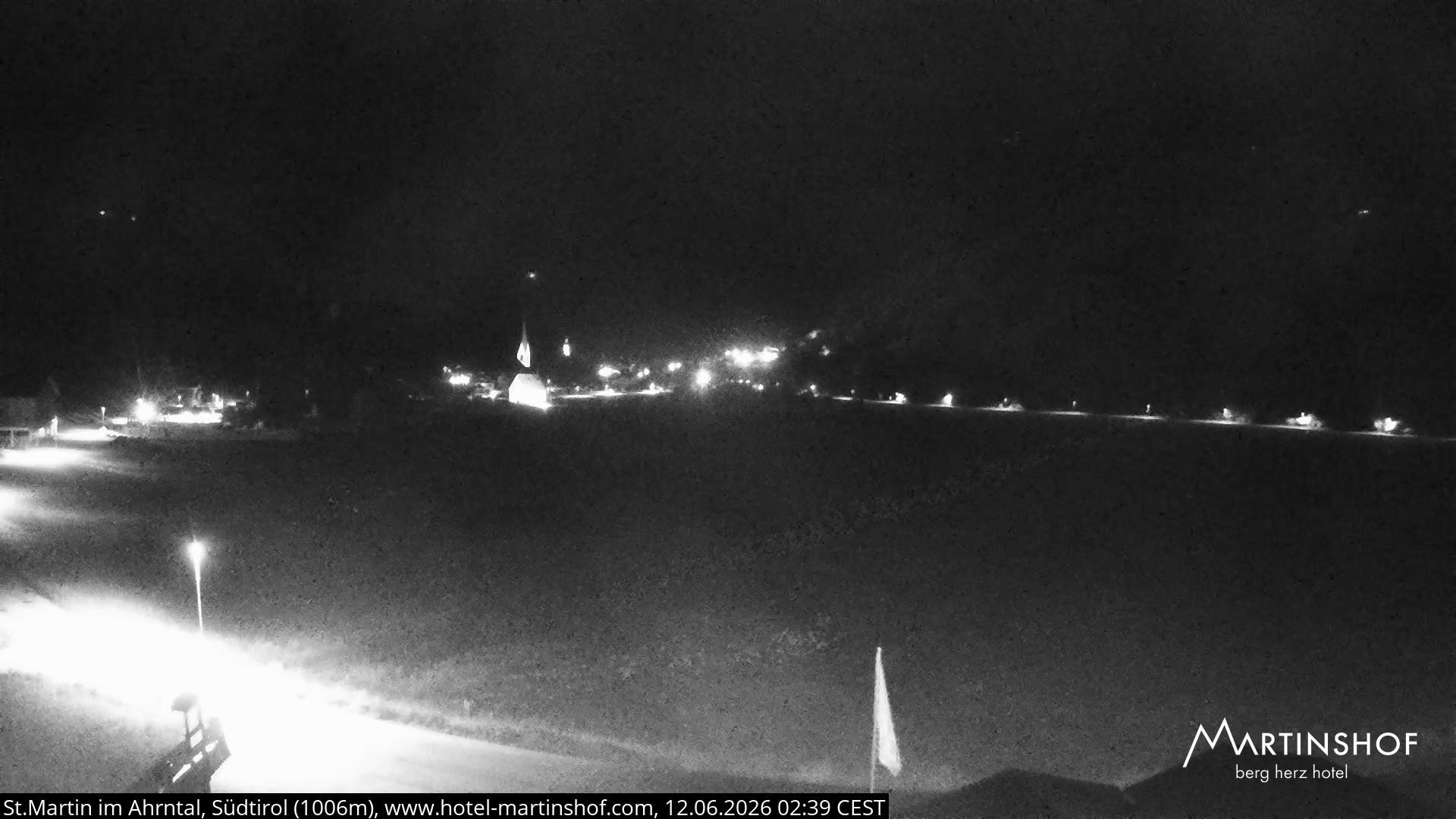 Archived image Webcam Hotel Martinshof - St. Martin - South Tyrol