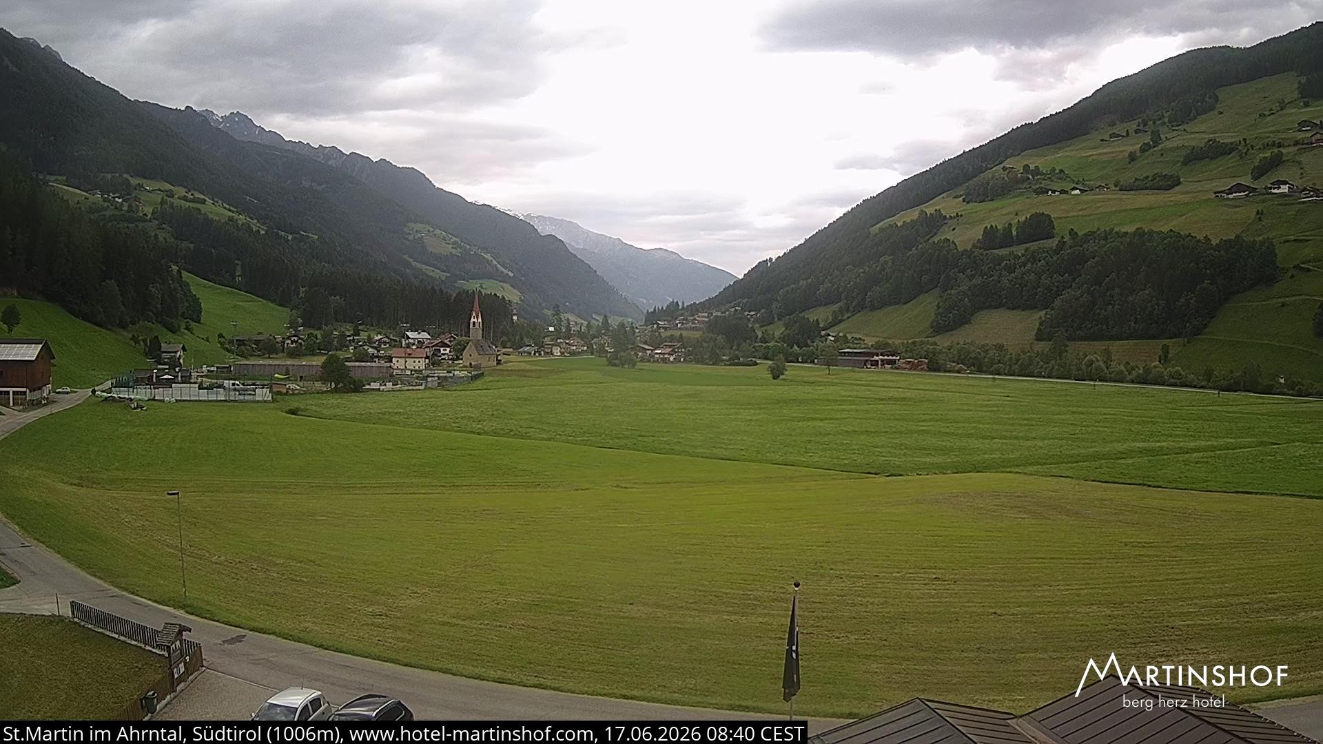 Archiv Foto Webcam Hotel Martinshof - St. Martin im Ahrntal