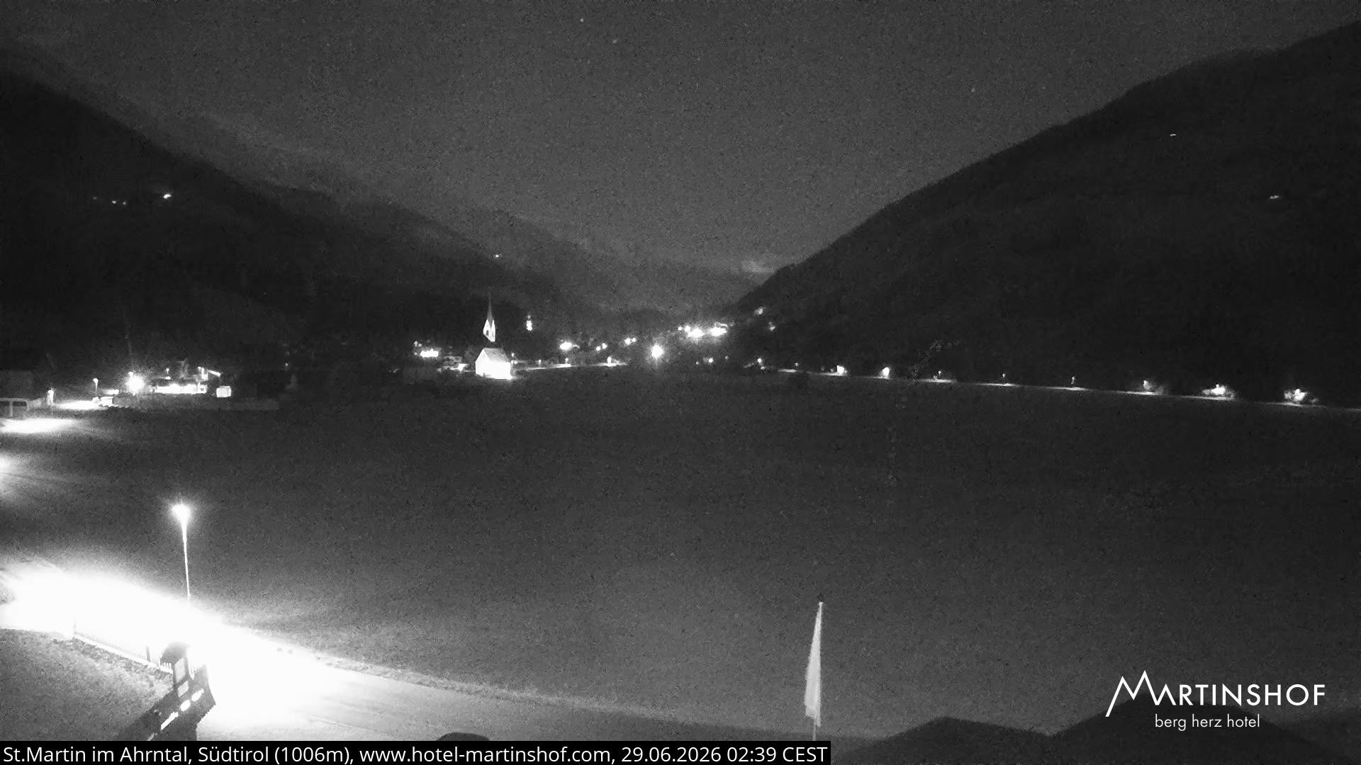 Archiv Foto Webcam Hotel Martinshof - St. Martin im Ahrntal