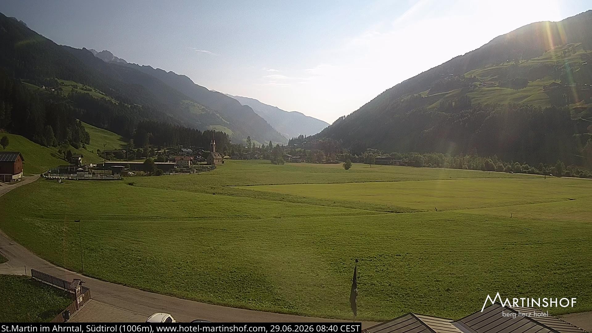 Archiv Foto Webcam Hotel Martinshof - St. Martin im Ahrntal