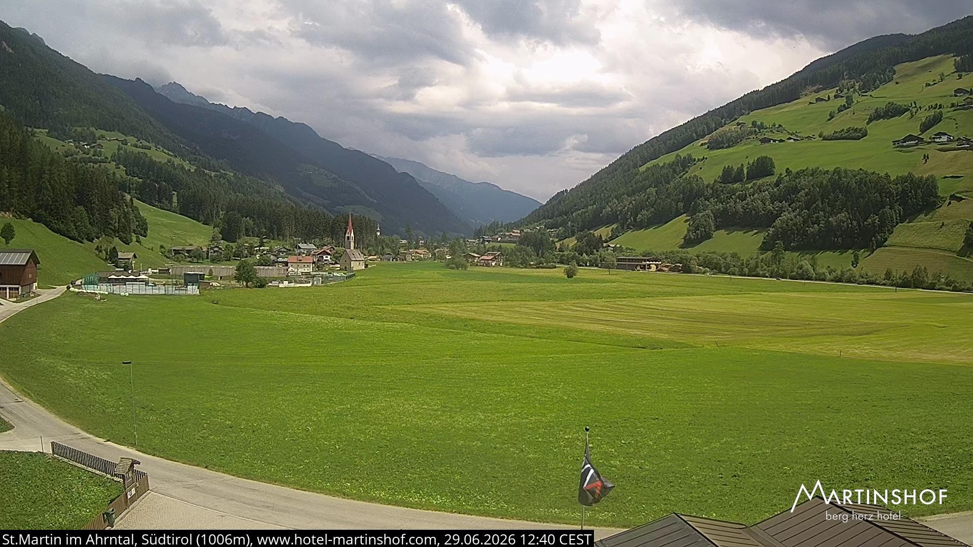 Archiv Foto Webcam Hotel Martinshof - St. Martin im Ahrntal