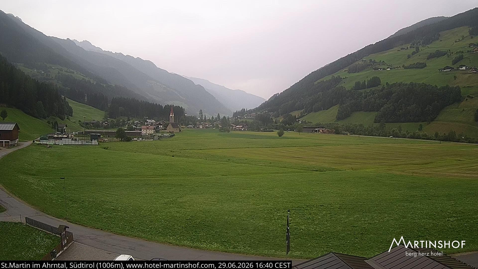 Archiv Foto Webcam Hotel Martinshof - St. Martin im Ahrntal