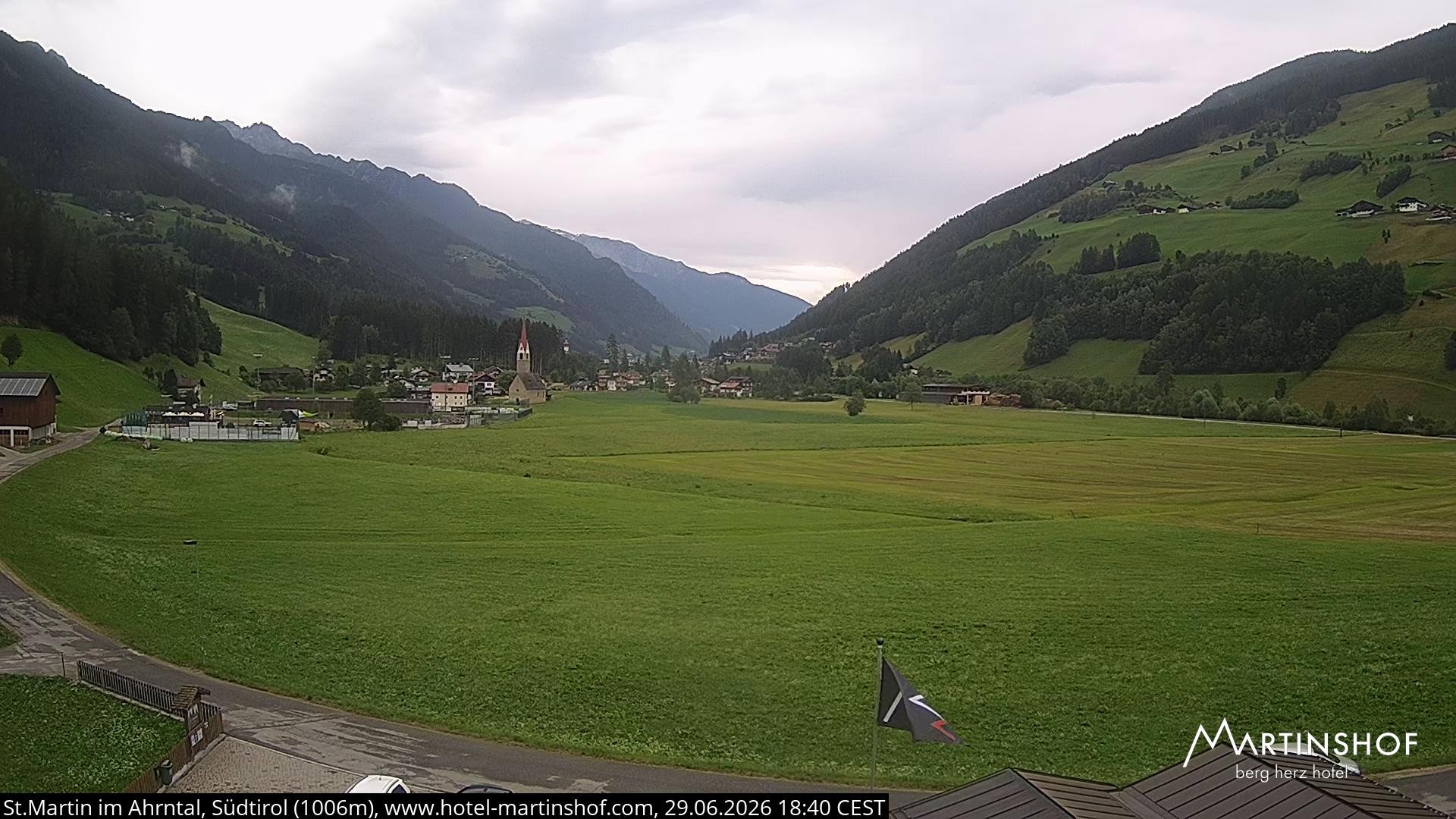 Archiv Foto Webcam Hotel Martinshof - St. Martin im Ahrntal