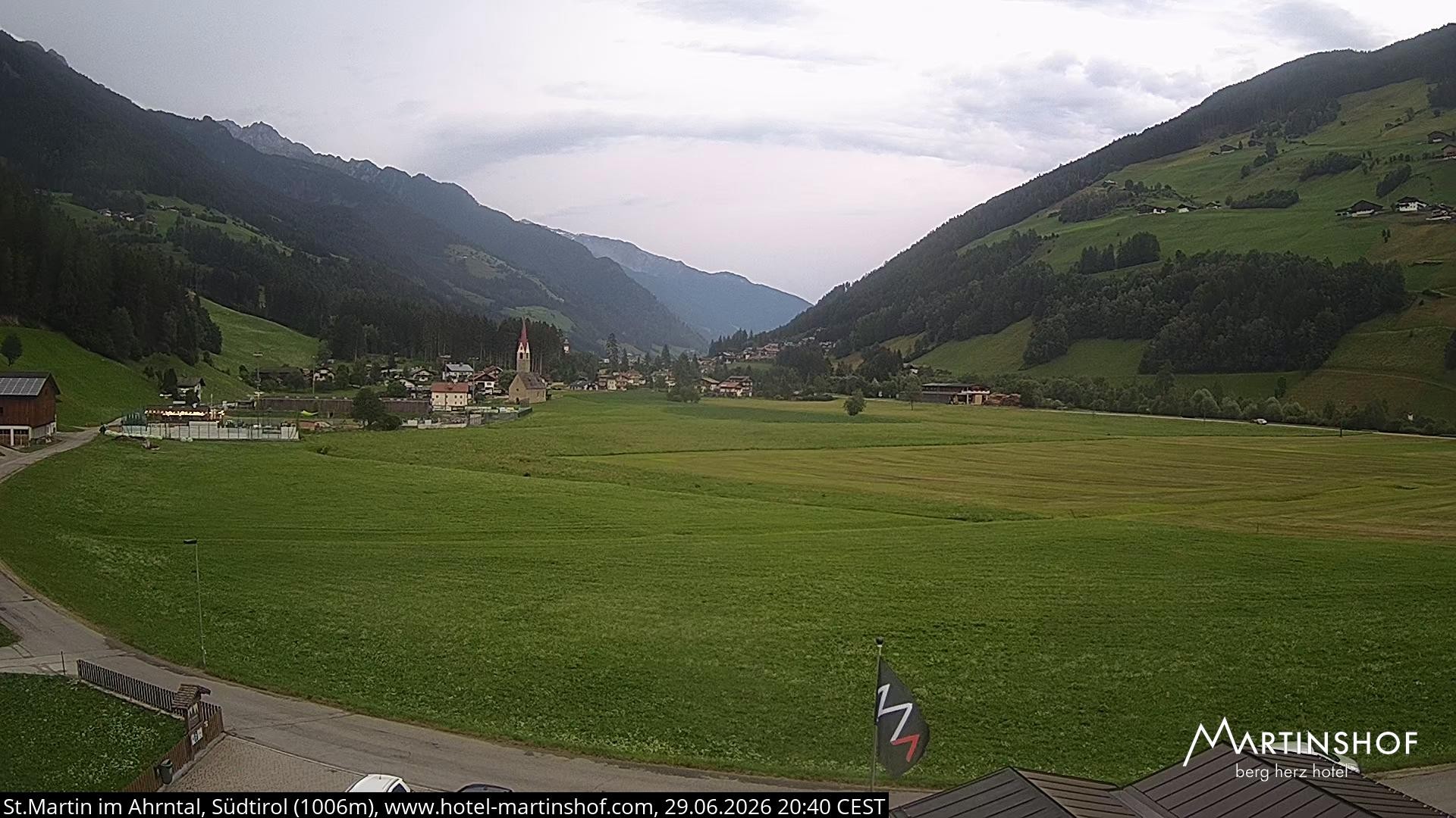 Archiv Foto Webcam Hotel Martinshof - St. Martin im Ahrntal