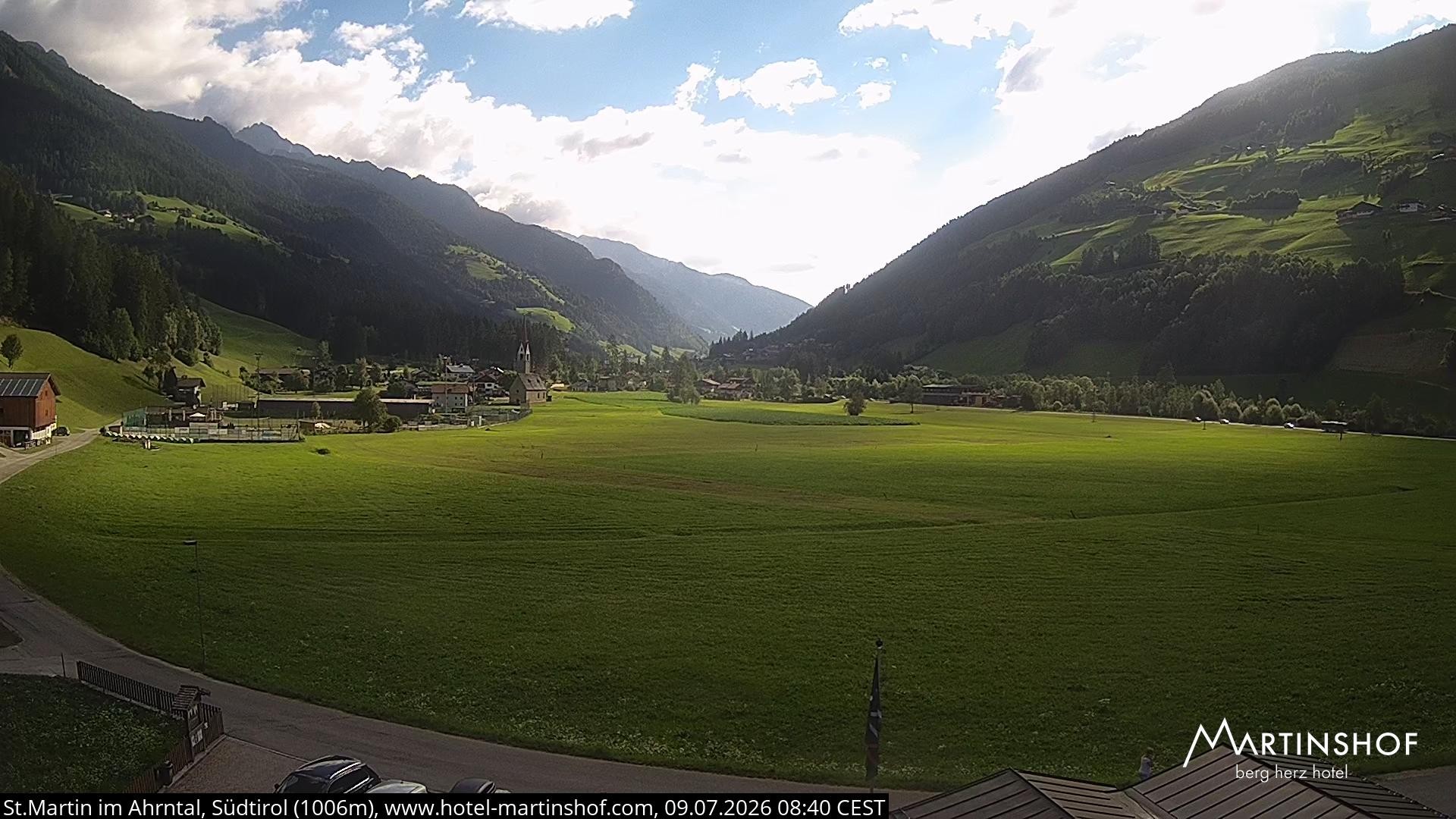 Archiv Foto Webcam Hotel Martinshof - St. Martin im Ahrntal