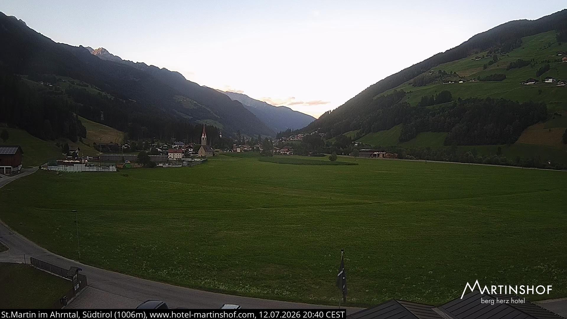 Archiv Foto Webcam Hotel Martinshof - St. Martin im Ahrntal