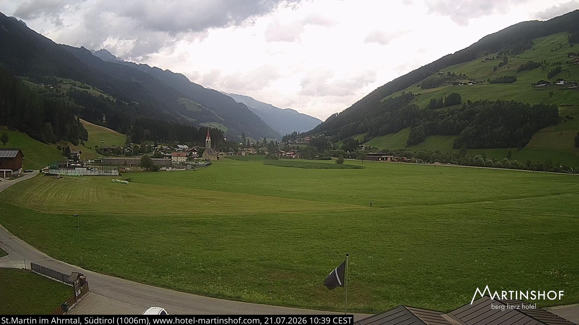 Archiv Foto Webcam Hotel Martinshof - St. Martin im Ahrntal