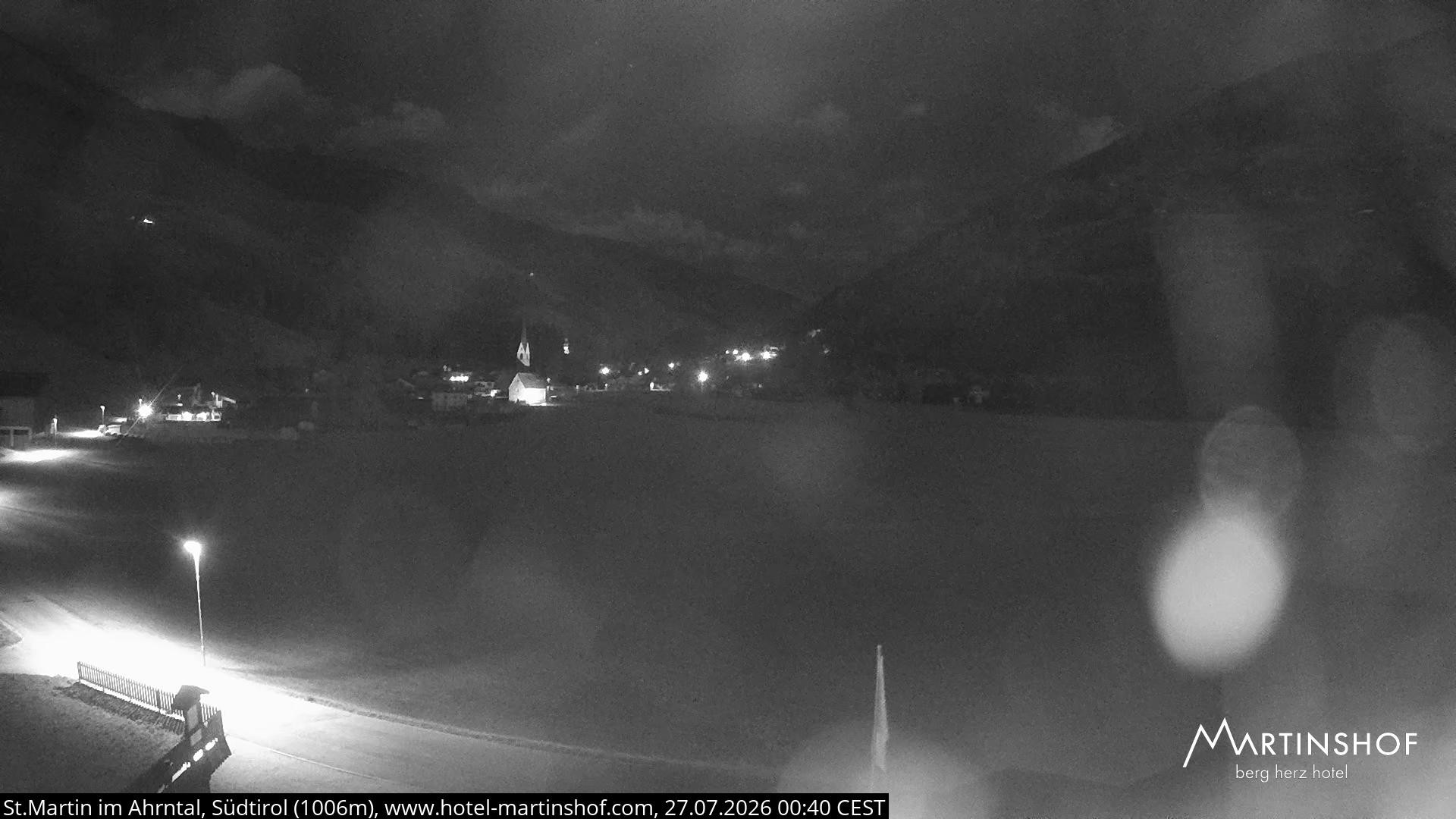 Archiv Foto Webcam Hotel Martinshof - St. Martin im Ahrntal