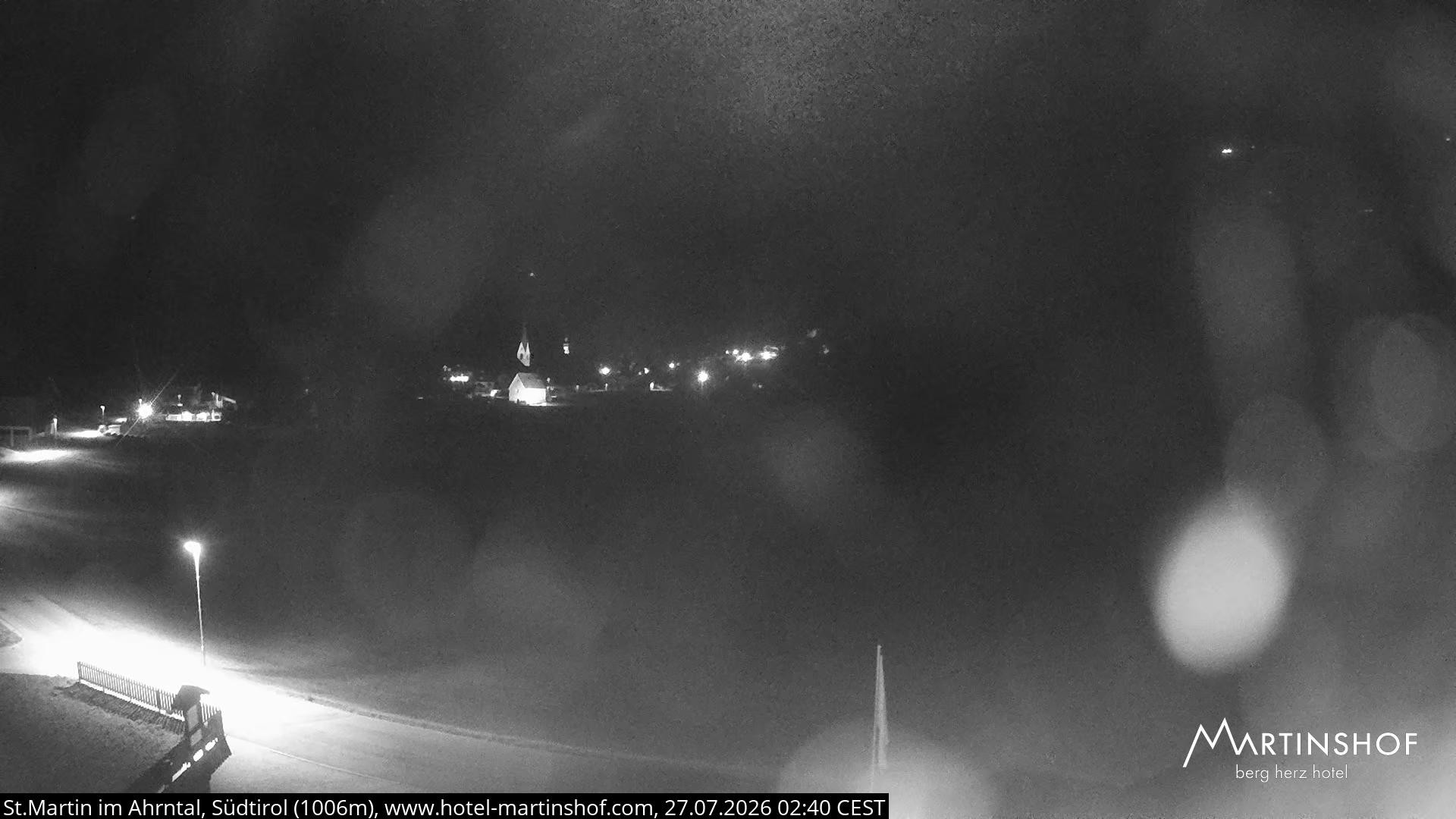 Archiv Foto Webcam Hotel Martinshof - St. Martin im Ahrntal
