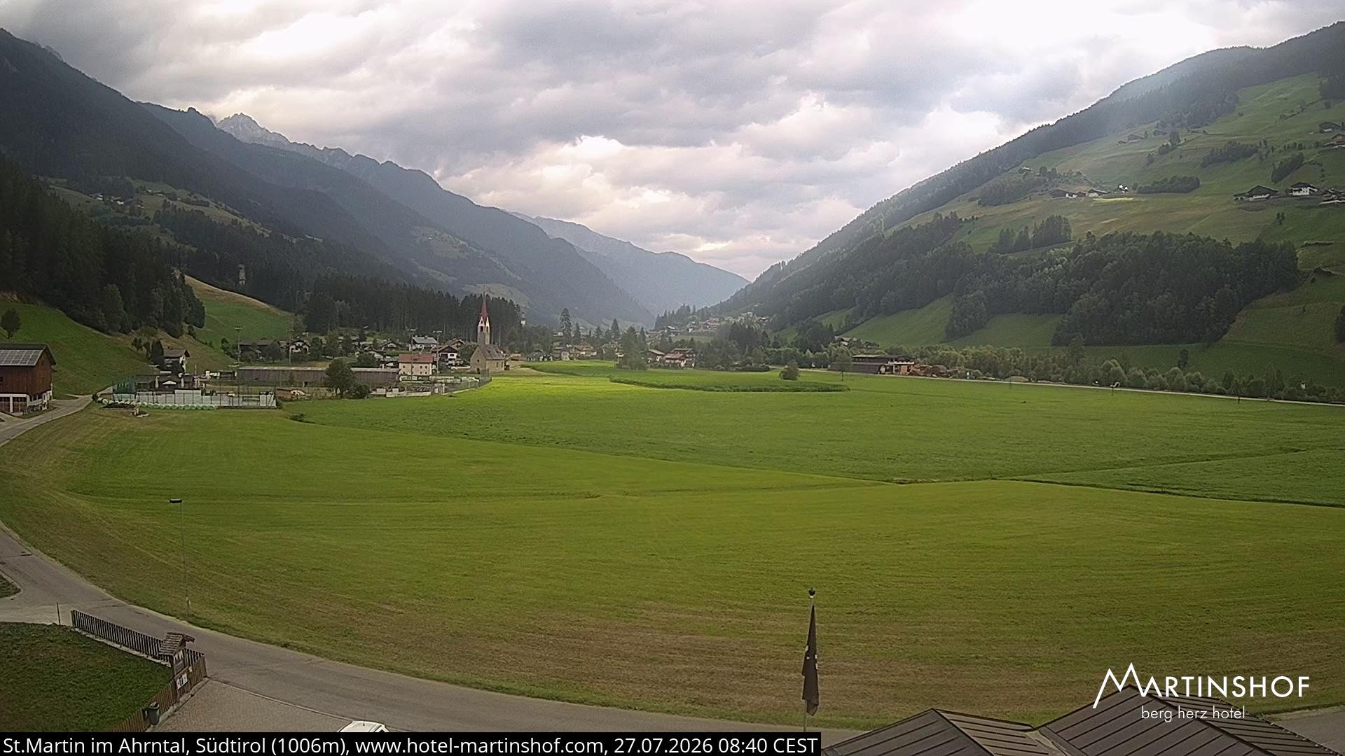 Archiv Foto Webcam Hotel Martinshof - St. Martin im Ahrntal