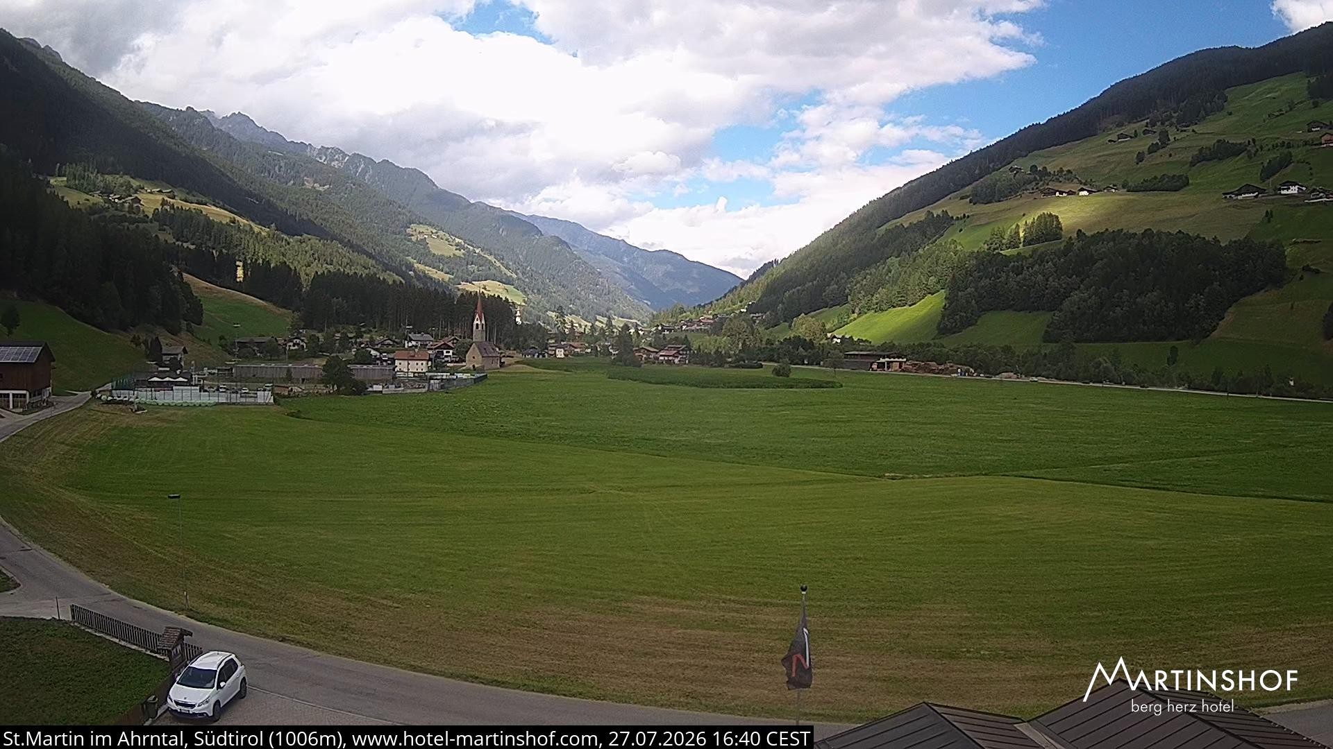 Archiv Foto Webcam Hotel Martinshof - St. Martin im Ahrntal
