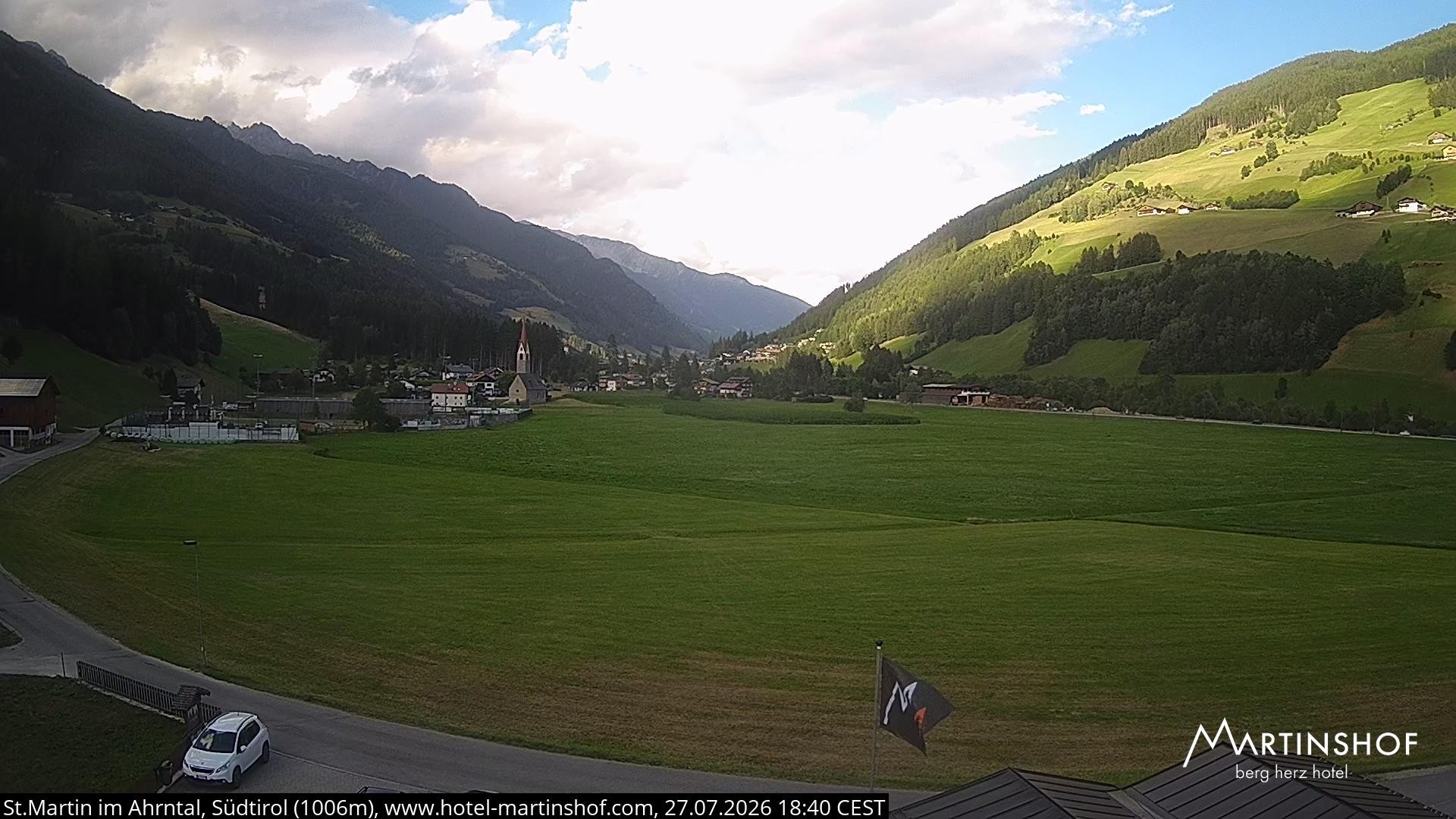 Archiv Foto Webcam Hotel Martinshof - St. Martin im Ahrntal