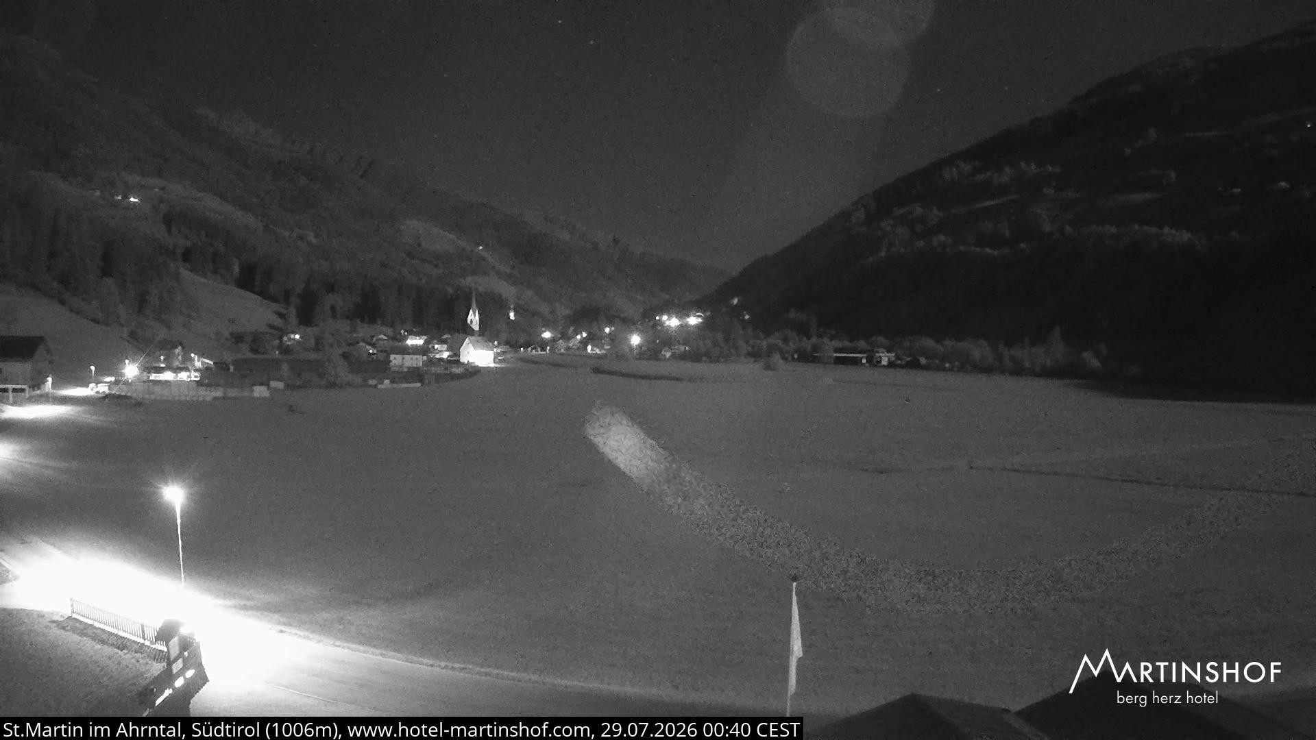 Archiv Foto Webcam Hotel Martinshof - St. Martin im Ahrntal