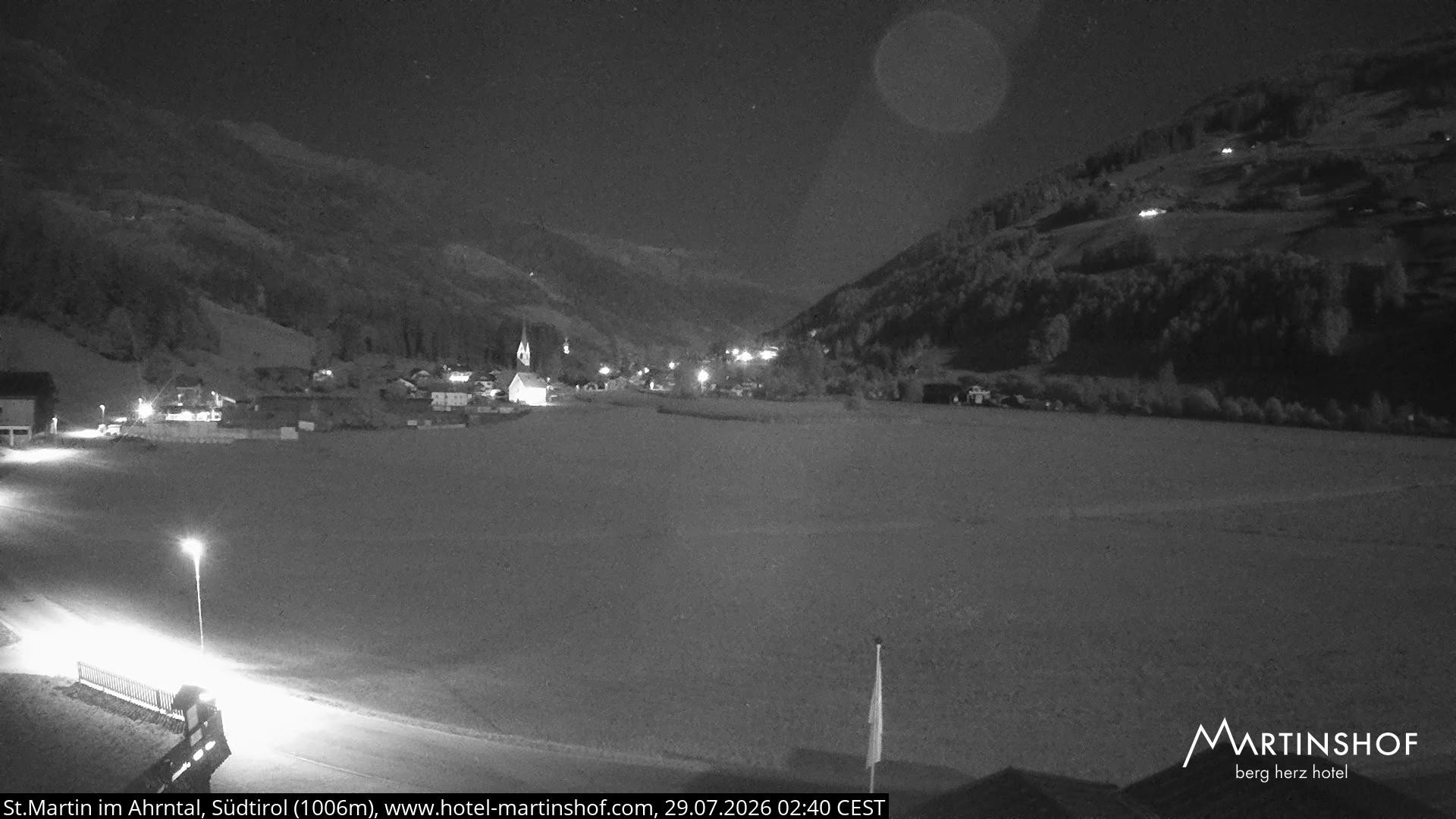 Archiv Foto Webcam Hotel Martinshof - St. Martin im Ahrntal