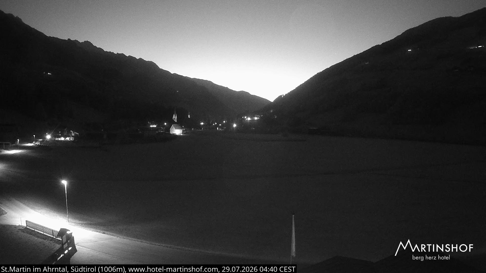 Archiv Foto Webcam Hotel Martinshof - St. Martin im Ahrntal
