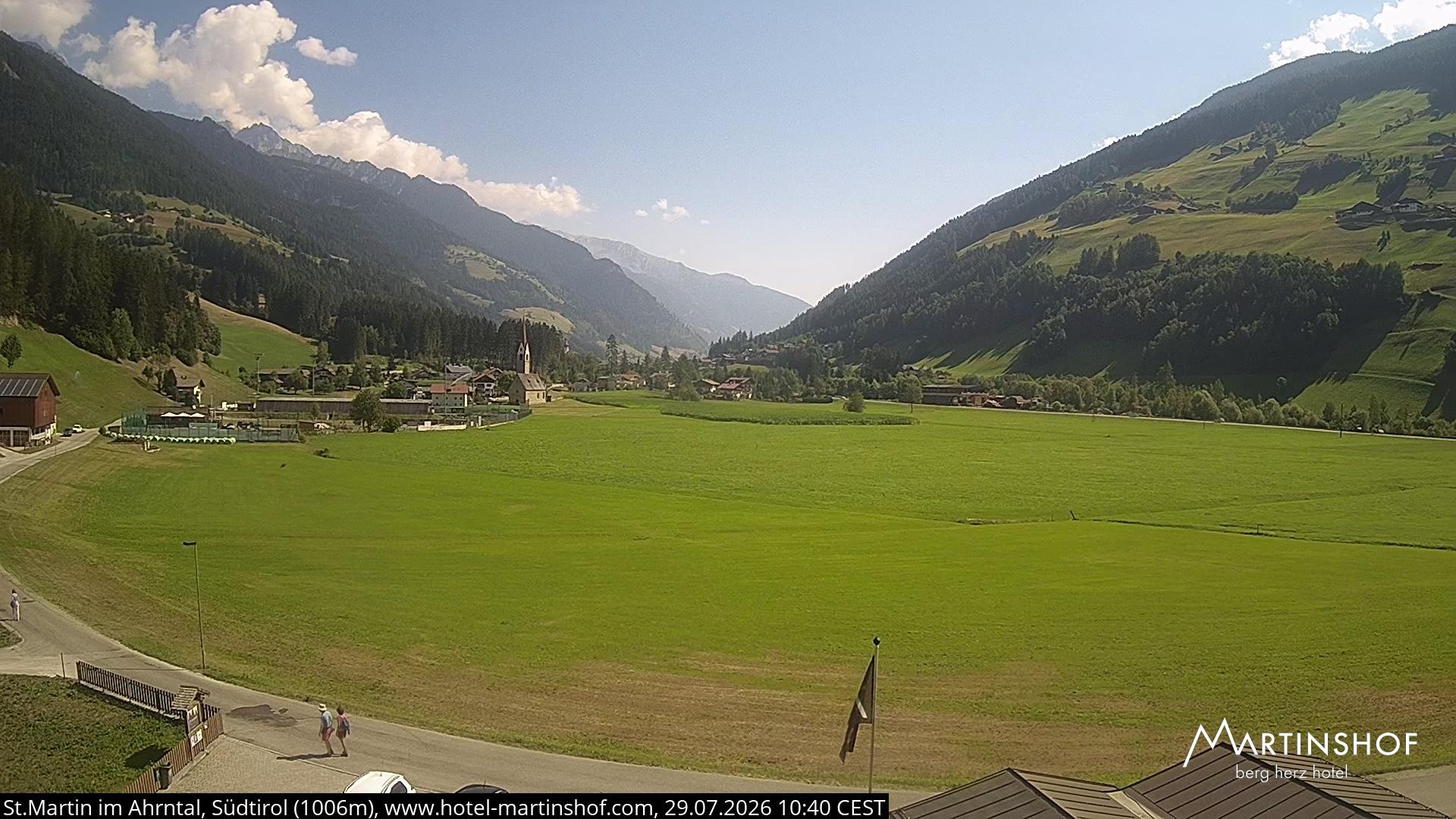 Archiv Foto Webcam Hotel Martinshof - St. Martin im Ahrntal