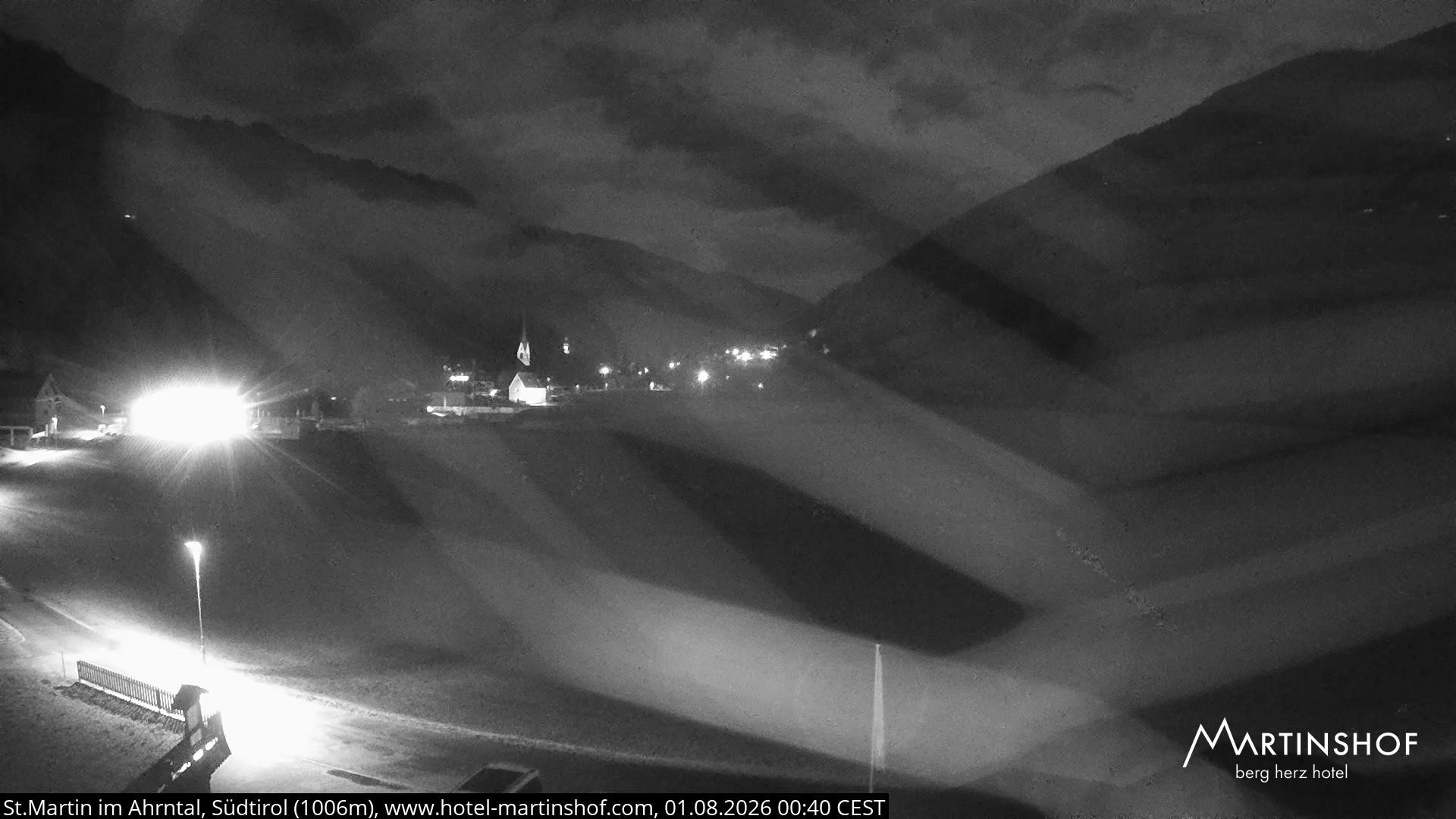 Archiv Foto Webcam Hotel Martinshof - St. Martin im Ahrntal